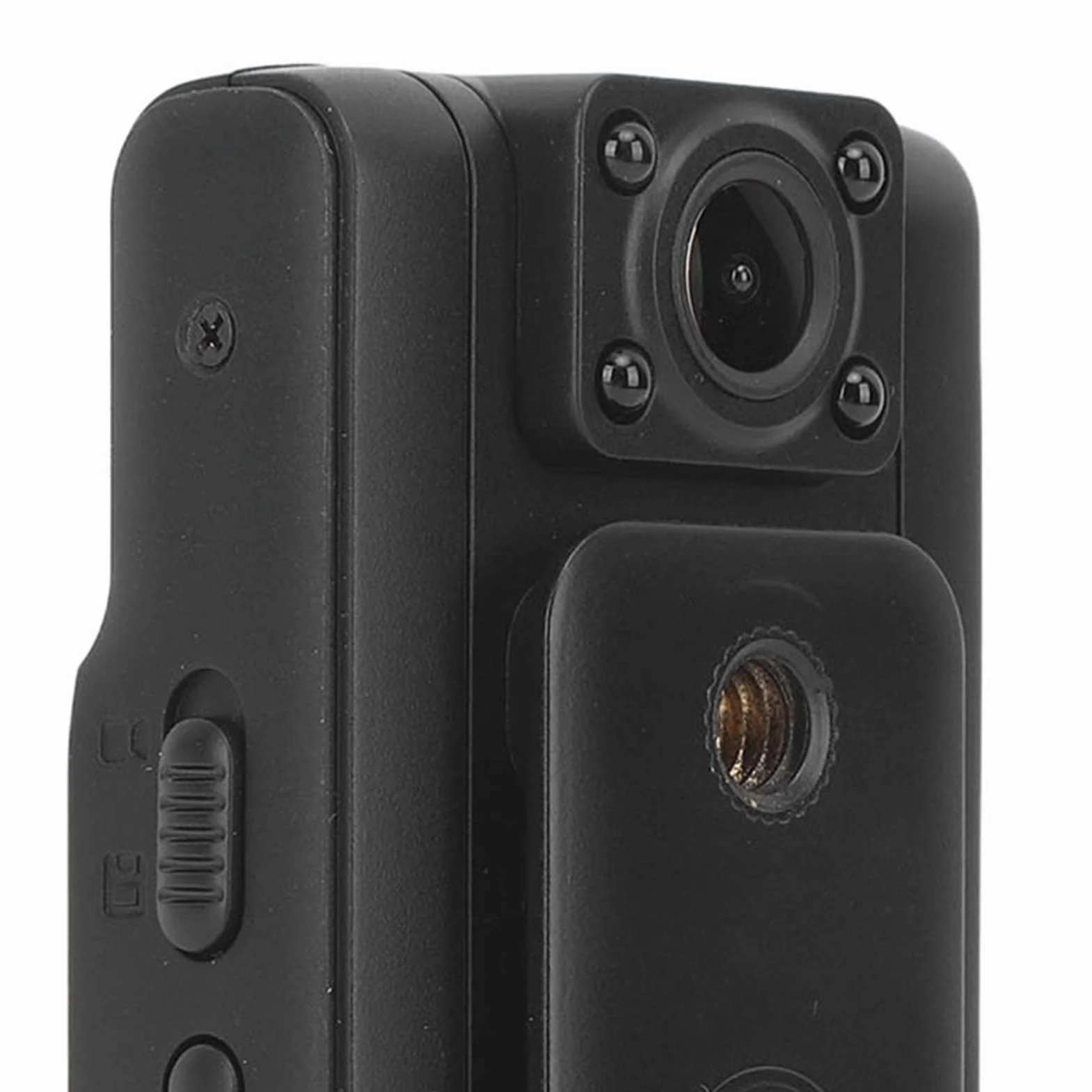 Kamera Na Korpus 1080P Bateria 1000 mAh Kieszonkowa Obracany Obiektyw 180° Ekran OLED Policyjna Z Dźwiękiem