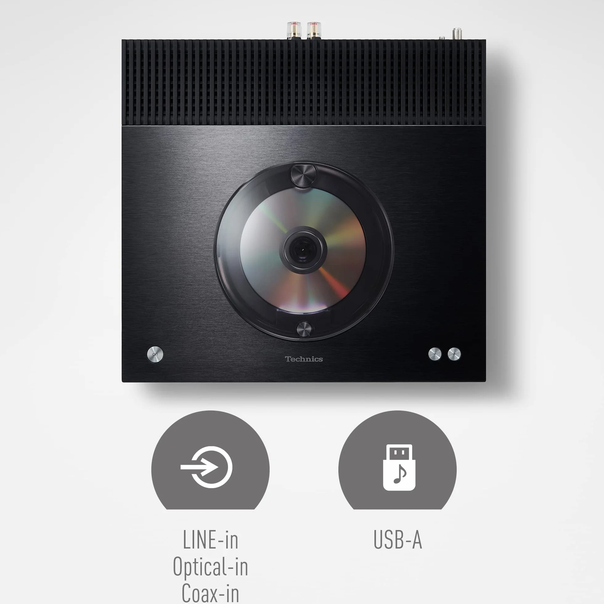 Technics SA-C100 Odbiornik Sieciowy CD Czarny