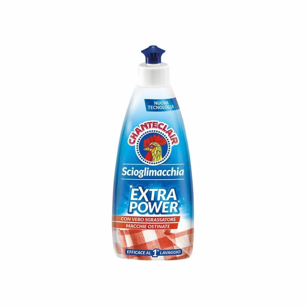 Chanteclair Odplamiacz – dodatkowa moc, odplamiacz na uporczywe plamy, z prawdziwym odtłuszczaczem, skuteczny przy pierwszym praniu – 375 ml