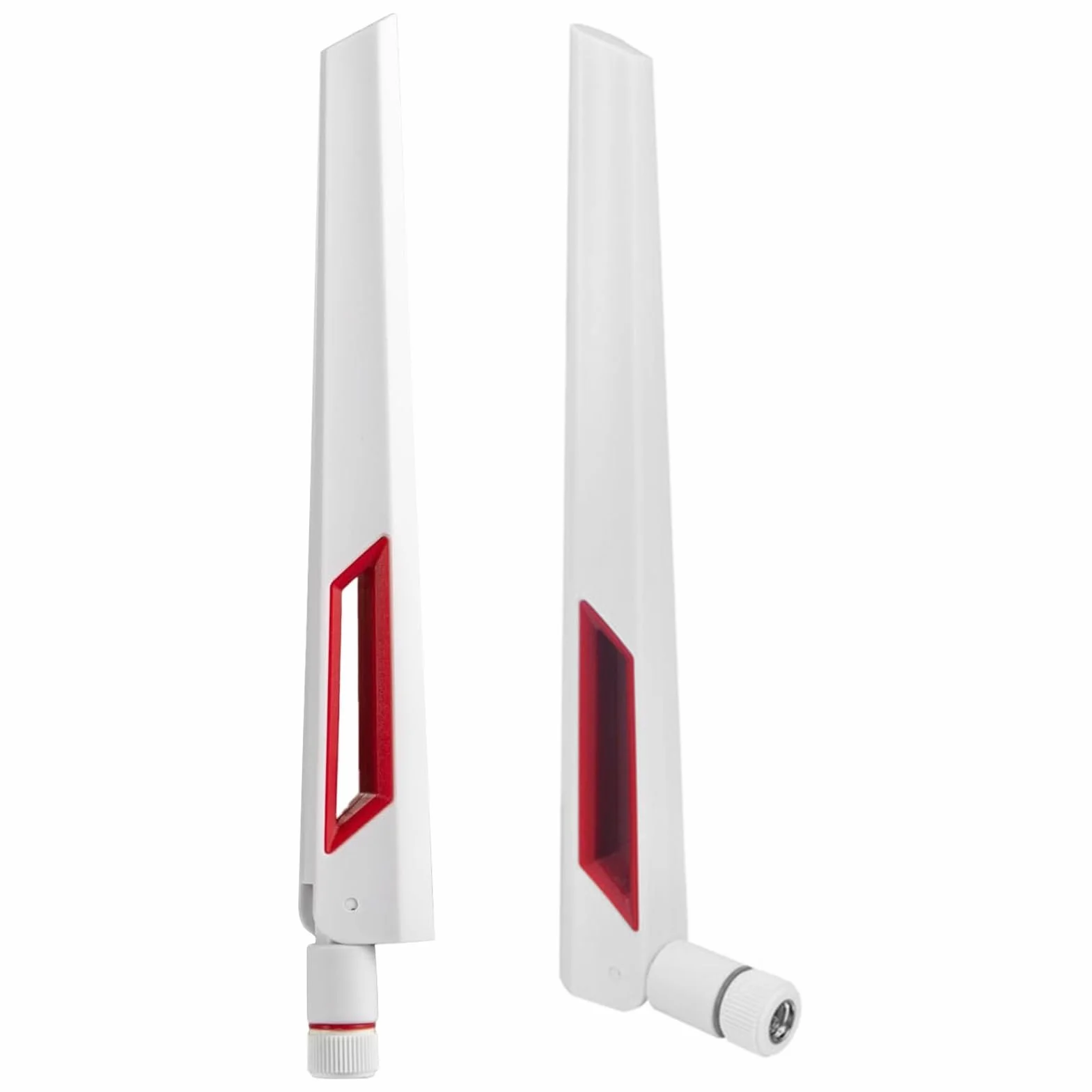 VIEVRE Antena Wi-Fi SMA 2x MIMO RP, 2,4 GHz 5 GHz 5,8 GHz, 12 dBi, antena WiFi, LTE, routera, zewnętrzna, Bluetooth, PC (biała)