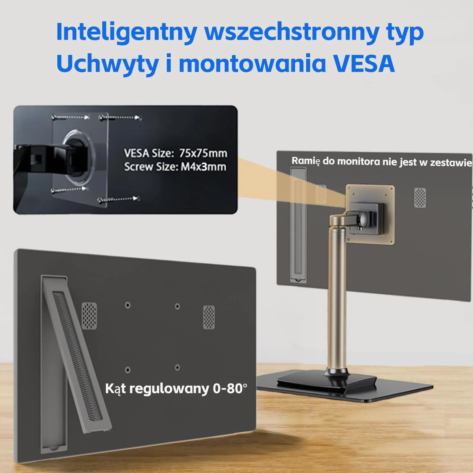Przenośny Monitor 15.6" 144Hz 1ms 1920x1080 FHD IPS HDR Gamingowy USB C HDMI VESA
