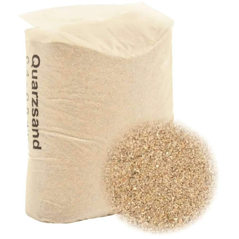 Piasek filtrujący 25 kg piasek kwarcowy 0,4 0,8 mm do filtra basenowego i pompy piaskowej, zamiennik do oczyszczania wody, cyrkulacji, oczyszczania brudu