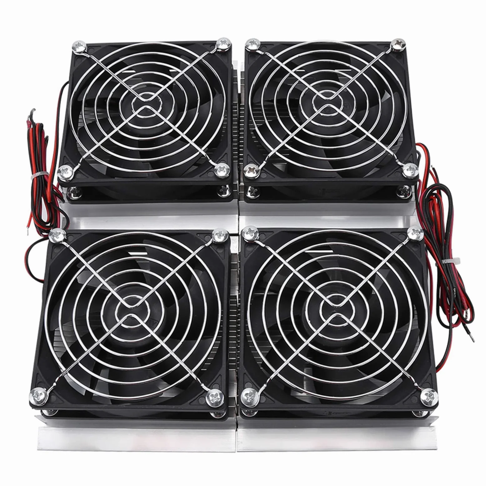 Jiawu Półprzewodnikowa Płyta Chłodnicza o Mocy 240 W, Termoelektryczna Chłodnica Peltiera, Układ Chłodzenia z zimną płytą, Półprzewodnikowa Płyta Chłodząca z płytą aluminiową 235 X 200 Mm, do Testów W