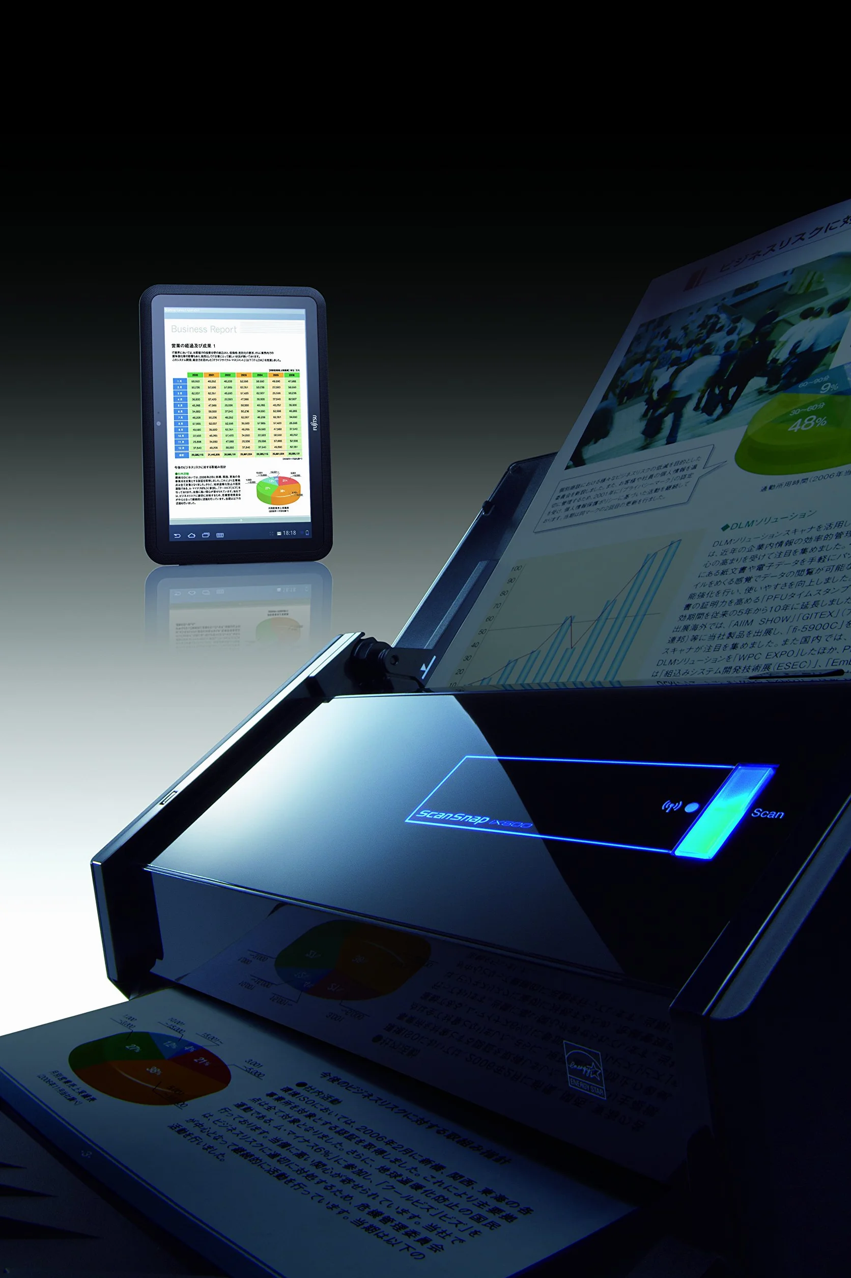Fujitsu ScanSnap iX500 Czarny PA03656-B301