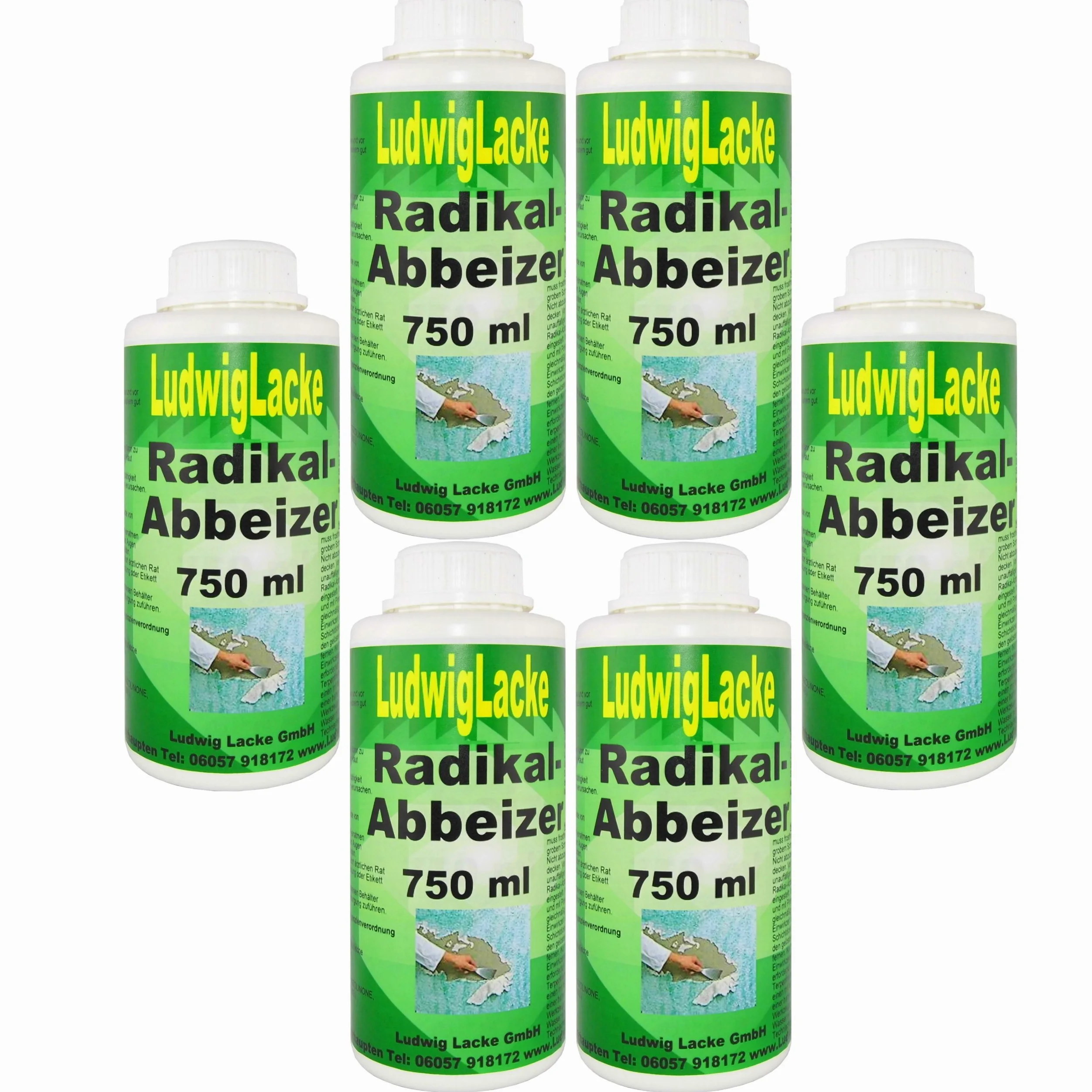 Abbeizer 6 x 750 ml środek do zmywania radykalnego