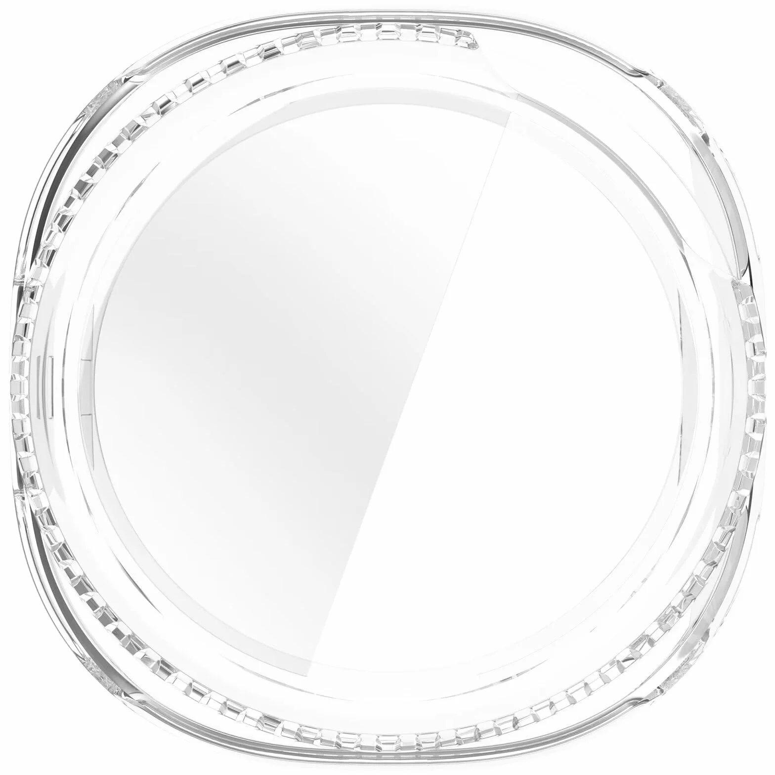 FTRONGRT Etui kompatybilne z Samsung Galaxy Watch 8 Classic, PC + folia hartowana, odporna na zarysowania wszechstronna obudowa ochronna. Przezroczyste