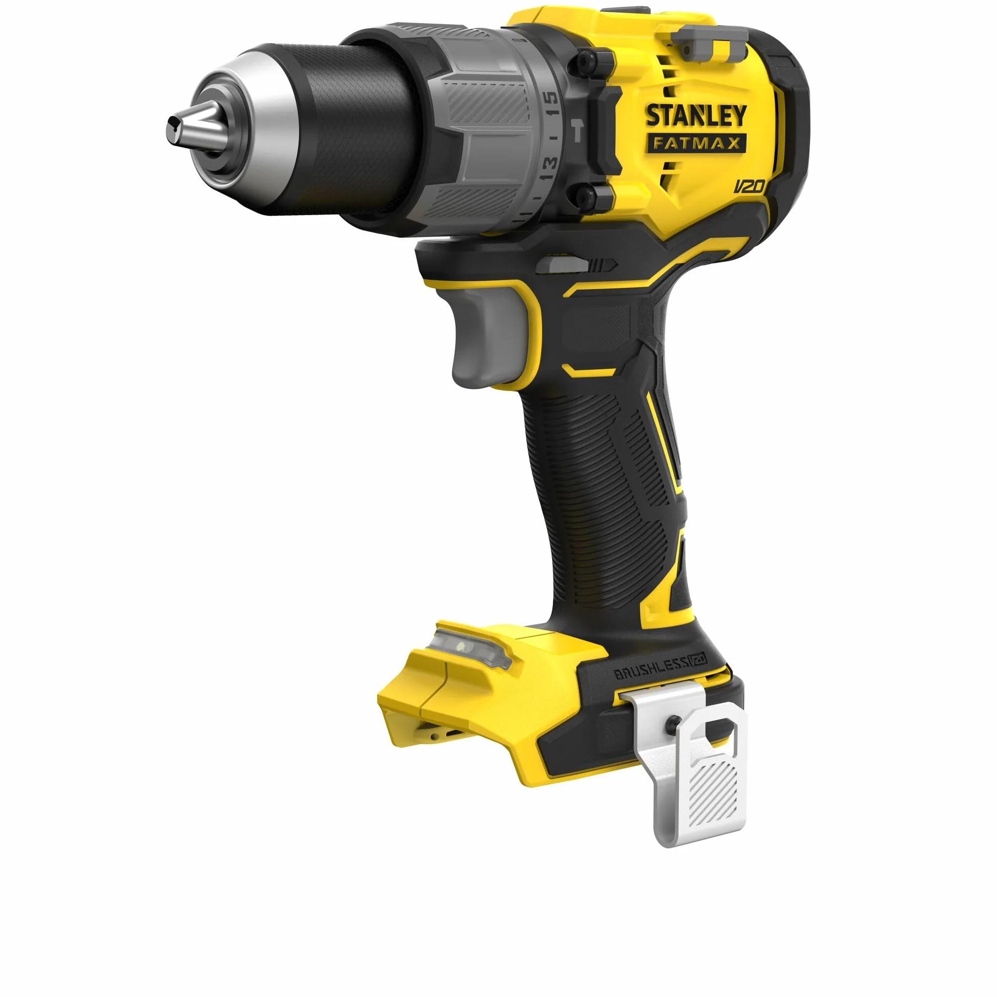 Stanley FATMAX 18V V20 Premium bezszczotkowa wiertarko-wkrętarka udarowa, bezszczotkowa jednostka SFMCD726B-XJ