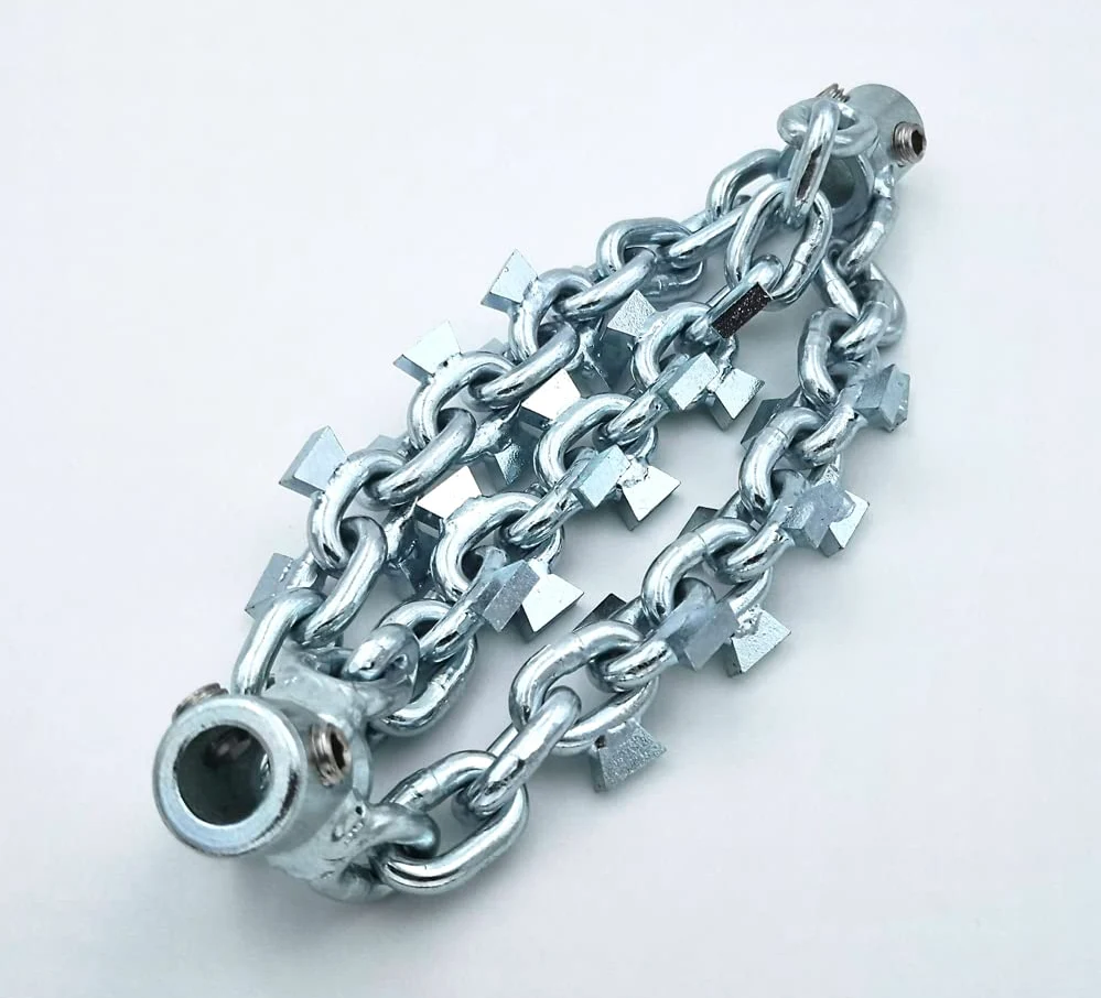 z końcówką z węglików spiekanych do czyszczenia odpływów DN100mm kołatka do czyszczenia rur 8mm elastyczny przewód do czyszczenia odpływu węża zginany