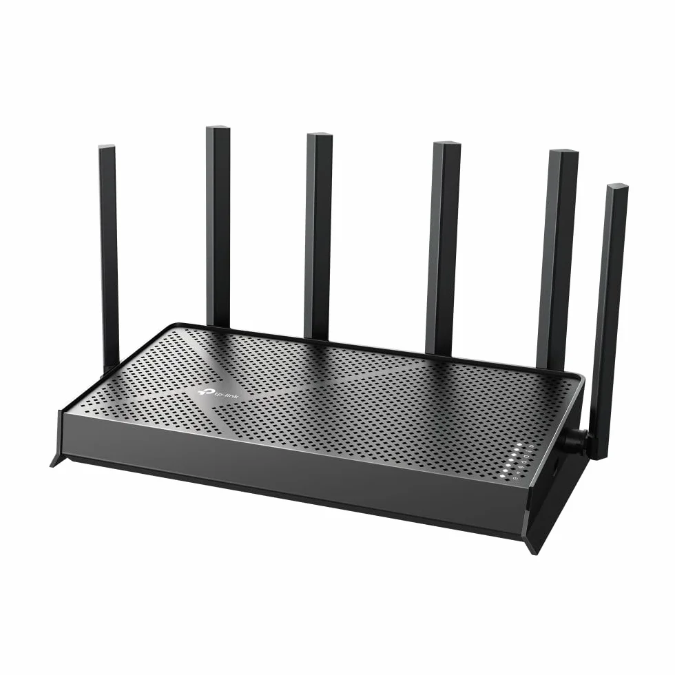 TP‑Link Archer BE400, Router Dwupasmowy Wi‑Fi 7 BE6500, 2×2,5 Gb/s (WAN + LAN), 3× Gb/s LAN, USB 3.0, 6 anten, MLO, Beamforming, OFDMA, MU‑MIMO, HomeShield, EasyMesh, Kolor: Czarny