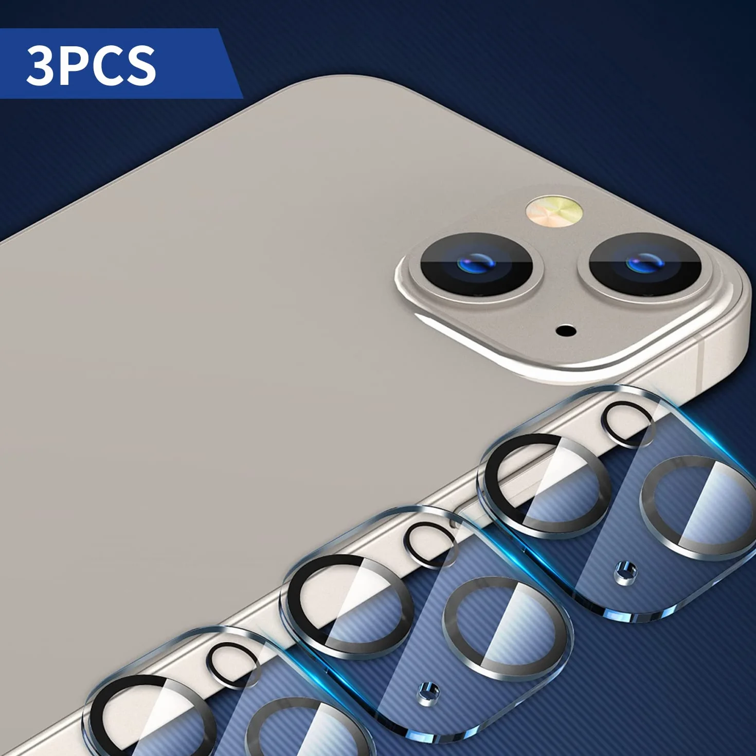 Szkło ochronne na aparat iPhone 13 / iPhone 13 Mini, twardość 9H, przezroczyste HD