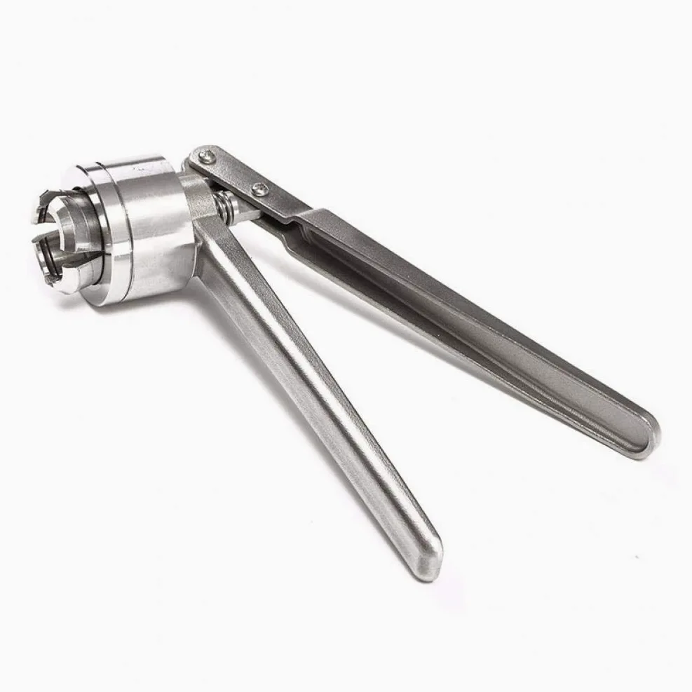 1 sztuka ręczna uszczelka Vial Crimper ze stali nierdzewnej do zaciskania 20 mm Flip Off Cap Otle Clamp-szczypce zamykające