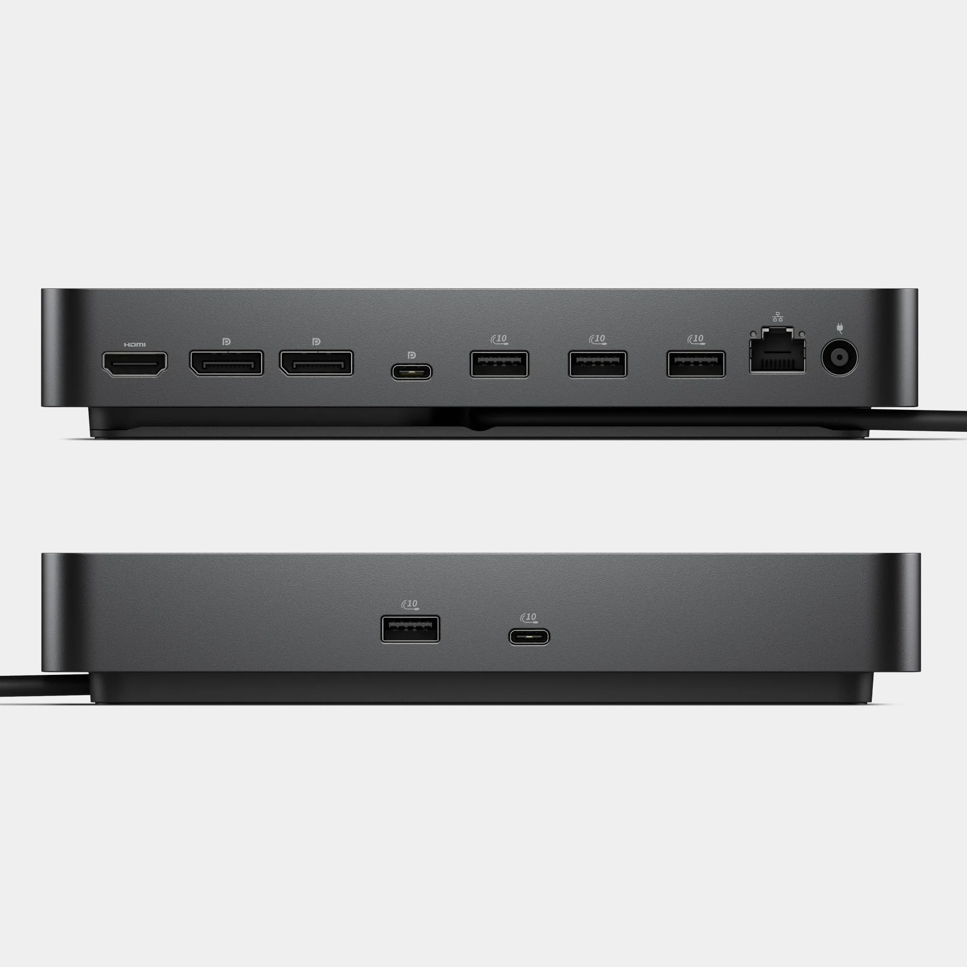 Dell Stacja dokująca Pro Dock WD25 - USB-C z ładowaniem 100 W, obsługa 4 ekranów, 2X DP 1.4, HDMI 2.1, 6 portów USB, Ethernet 2.5GbE, trwała kompaktowa konstrukcja