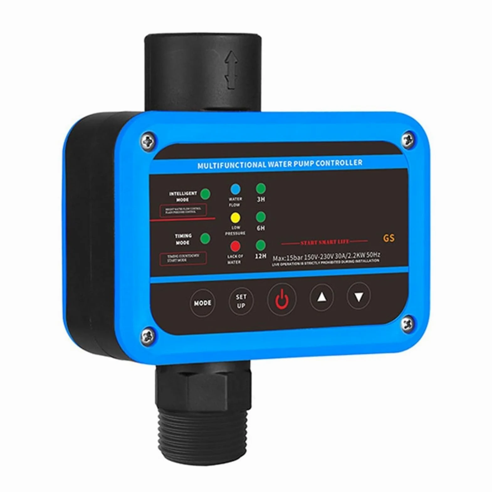 Ciśnieniomierz, Przełącznik ciśnieniowy Przełącznik ciśnieniowy pompy wodnej typu Gs, automatyczny regulator ciśnienia pompy wodnej 10A 15A 25A(Green)
