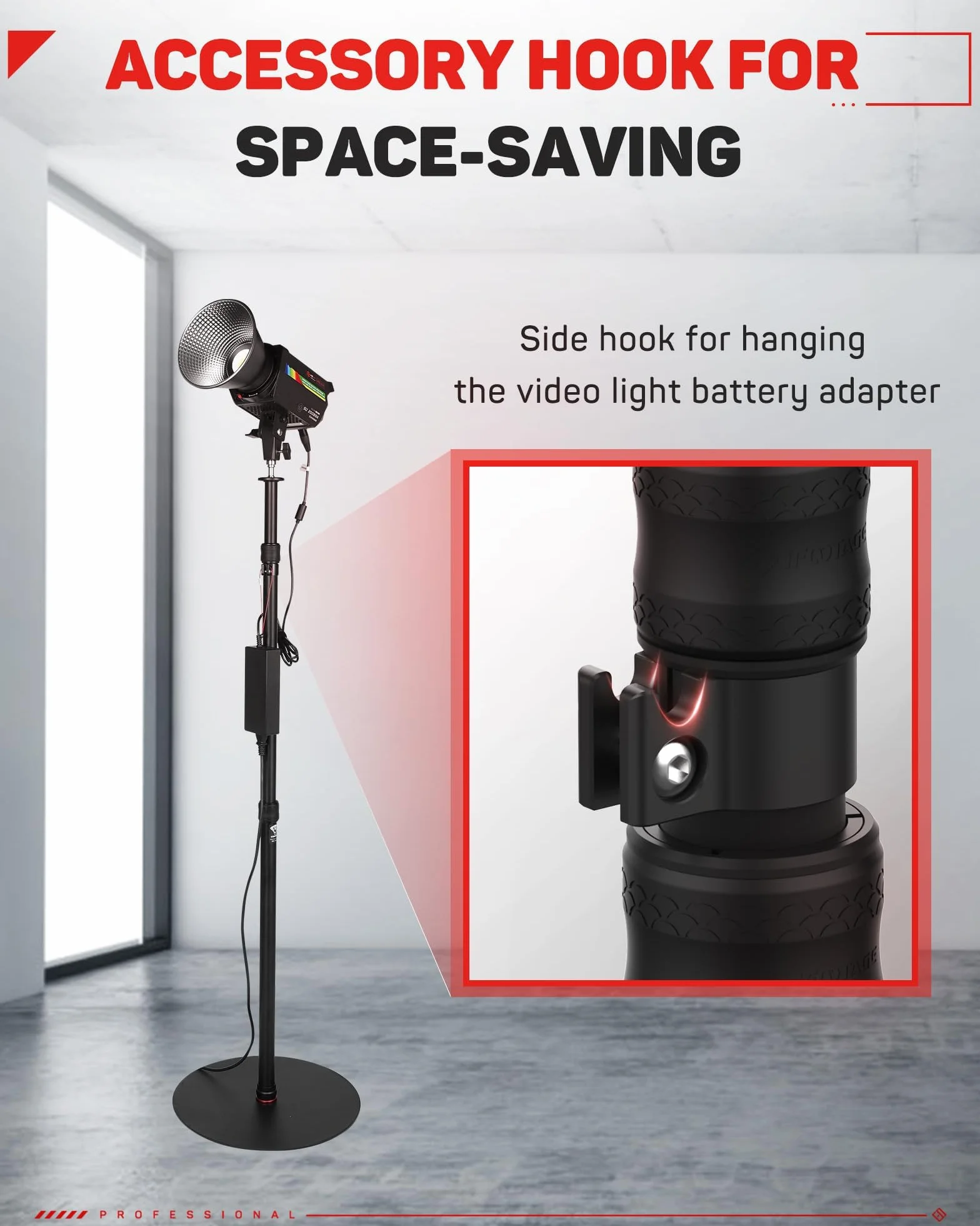 IFOOTAGE A400 okrągła podstawa monopod statyw studyjny 200,7 cm ładowność 10 kg