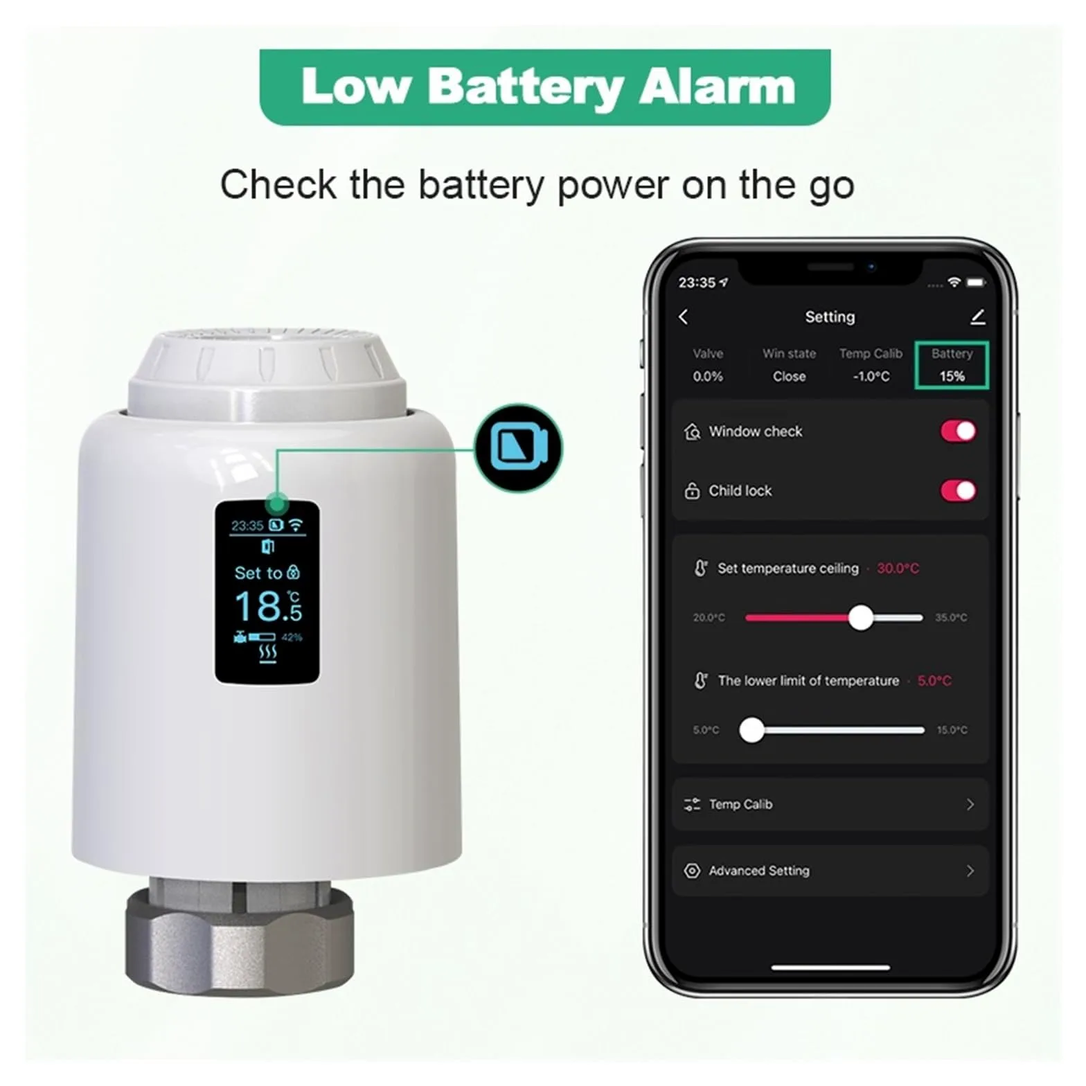 Termostat Tuya TRV Wifi Inteligentna Głowica Termostatyczna Siłownik Zaworu Grzejnikowego Regulator Temperatury Ogrzewania OszczęDza Energię I Koszty Ogrzewania(WIFI TRV604)