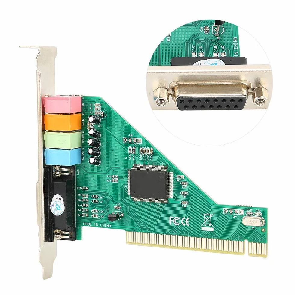 Karta dźwiękowa PCIe 4.1 Wewnętrzna stereo surround 120 dB