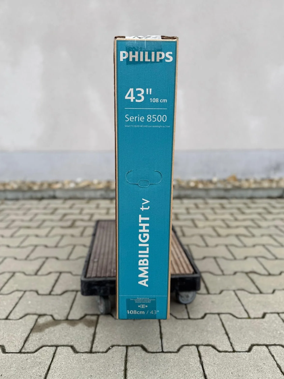 Philips Ambilight 43PUS8500 4K LED Smart TV 43 cali Pixel Precise Ultra HD Titan OS Dolby Atmos