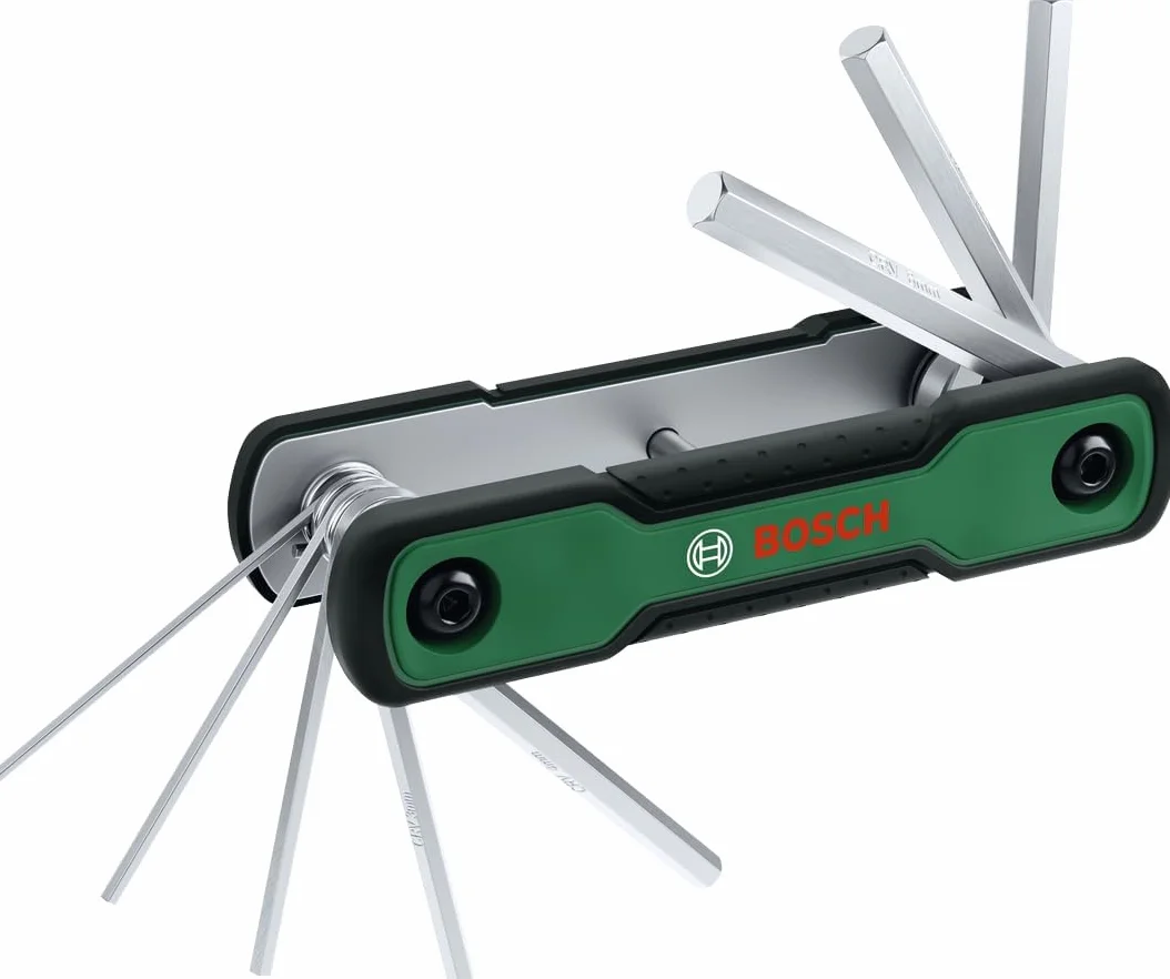 Bosch Zestaw składanych kluczy sześciokątnych 8 w 1 (Akcesoria Narzędzi Ręcznych)