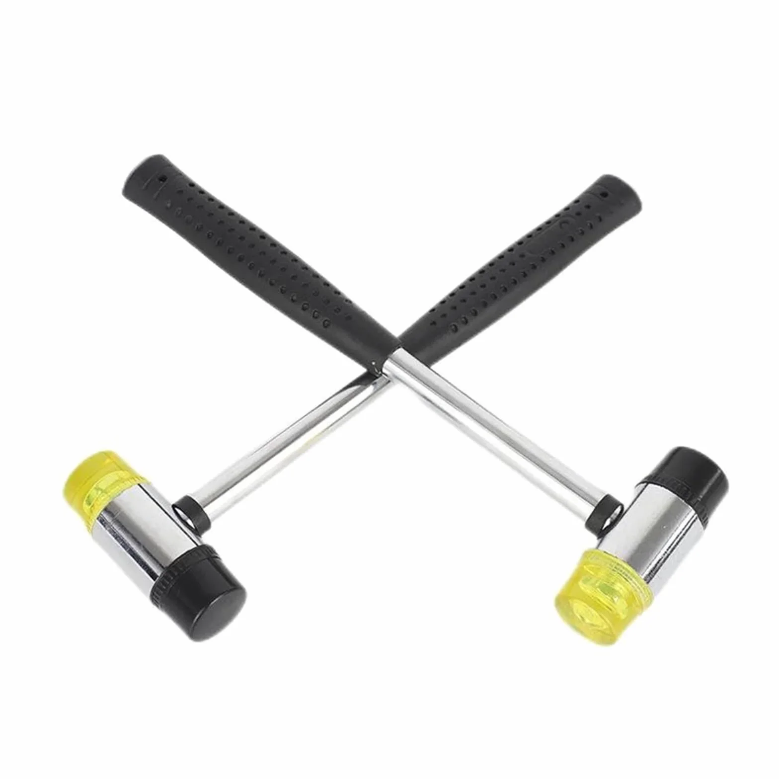 młotek gumowy, Okrągłogłowy elastyczny gumowy młotek domowy wielofunkcyjny zdejmowany dwustronny do obróbki drewna(30mm)