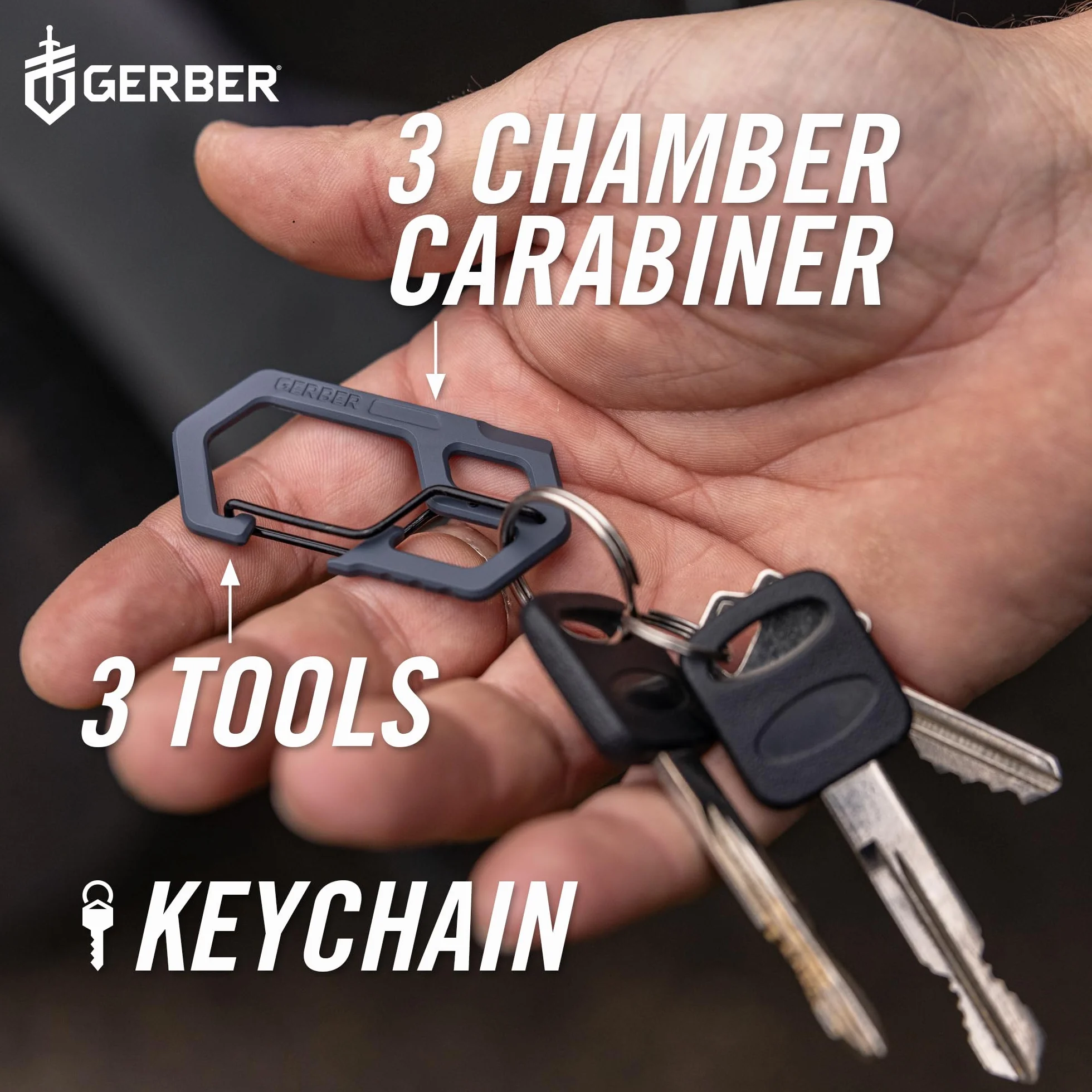 Gerber Keychain tool CARABINER