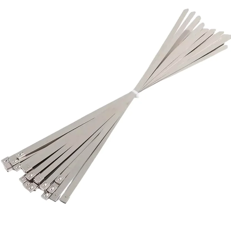10 szt. opasek zaciskowych ze stali nierdzewnej, wielofunkcyjna, metalowa opaska zaciskowa, 10 mm, metalowa, powlekana, z zamkiem błyskawicznym(50pcs,10x600mm)