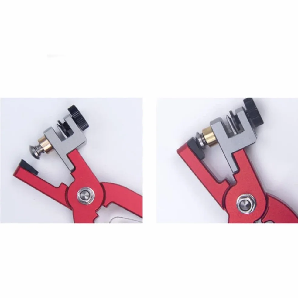 Dellx Watch Bracelet Cutting Plier for Straps to Fix Catches Spring Bar Hand Tool Pliers Red Straight