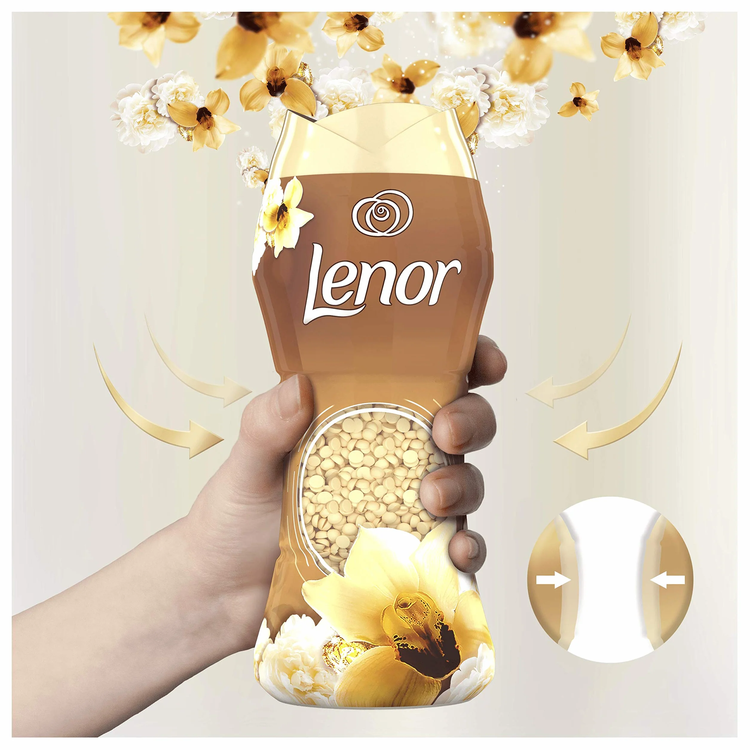 Lenor Perfumy do prania złota orchidea 210 g – długo utrzymująca się świeżość Lenor