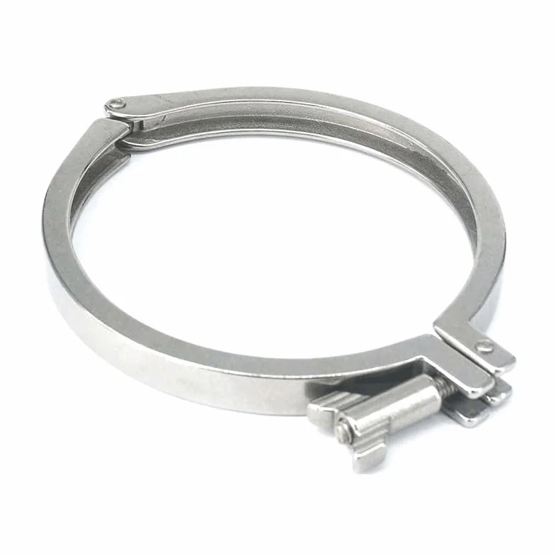 Zacisk Tri Clamp ze stali nierdzewnej 304 Sanitarny pojedynczy zacisk z uszczelką silikonową do zastosowań domowych i spożywczych(233mm)