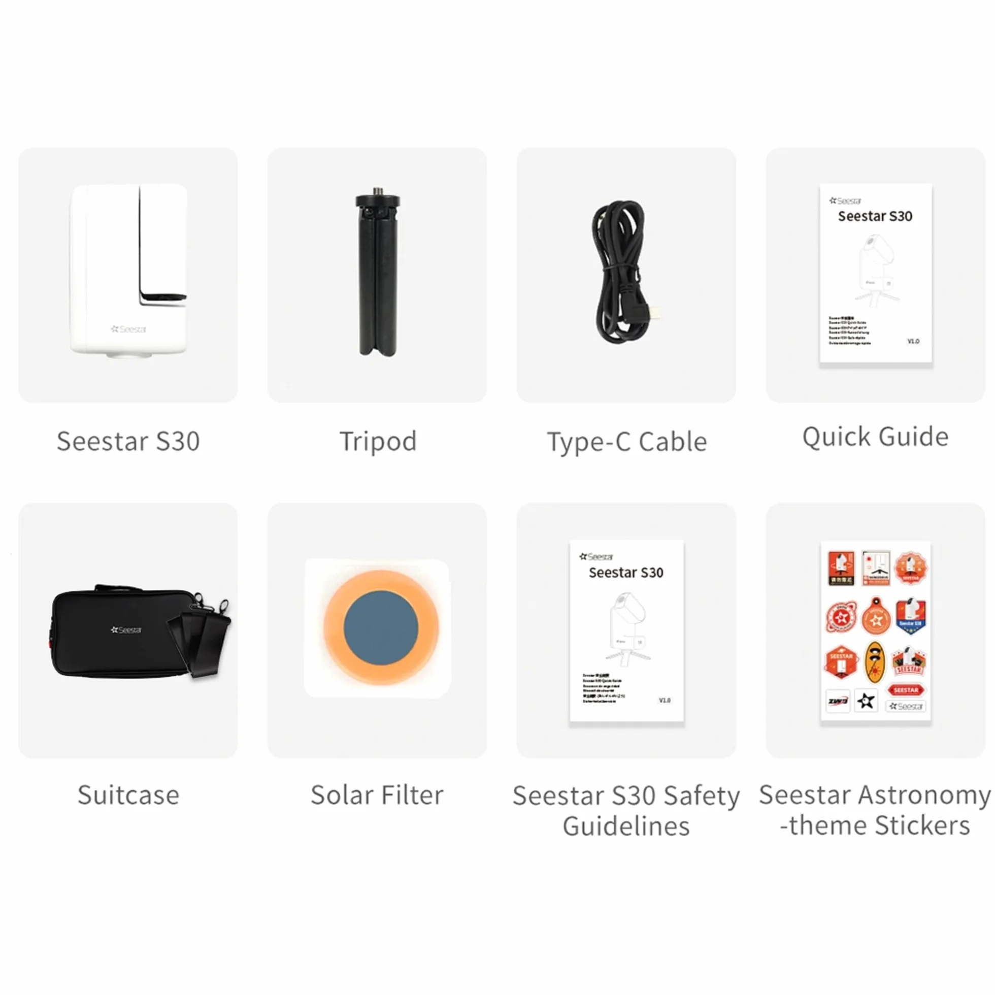 ZWO Smart Telescope AP 30/150 Seestar S30