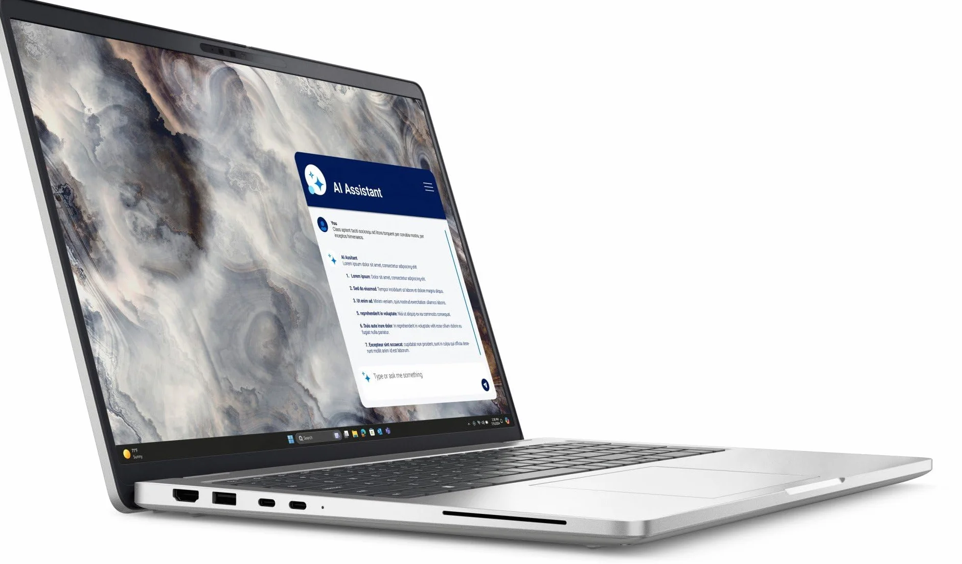 Dell Pro 16 Plus PB16250, laptop biznesowy, 16-calowy ekran Full HD, Intel Core Ultra 5, 16 GB RAM, SSD 512 GB, kamera internetowa na podczerwień, czytnik linii papilarnych