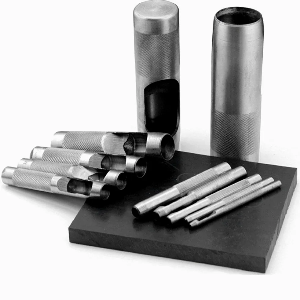 1Pc 1mm-40mm rozmiar skórzany dziurkacz ręczny, gruby stalowy pasek rzemieślniczy papier płótno ubrania okrągłe wykrawanie DIY dziurkacz, 25mm 1 sztuk