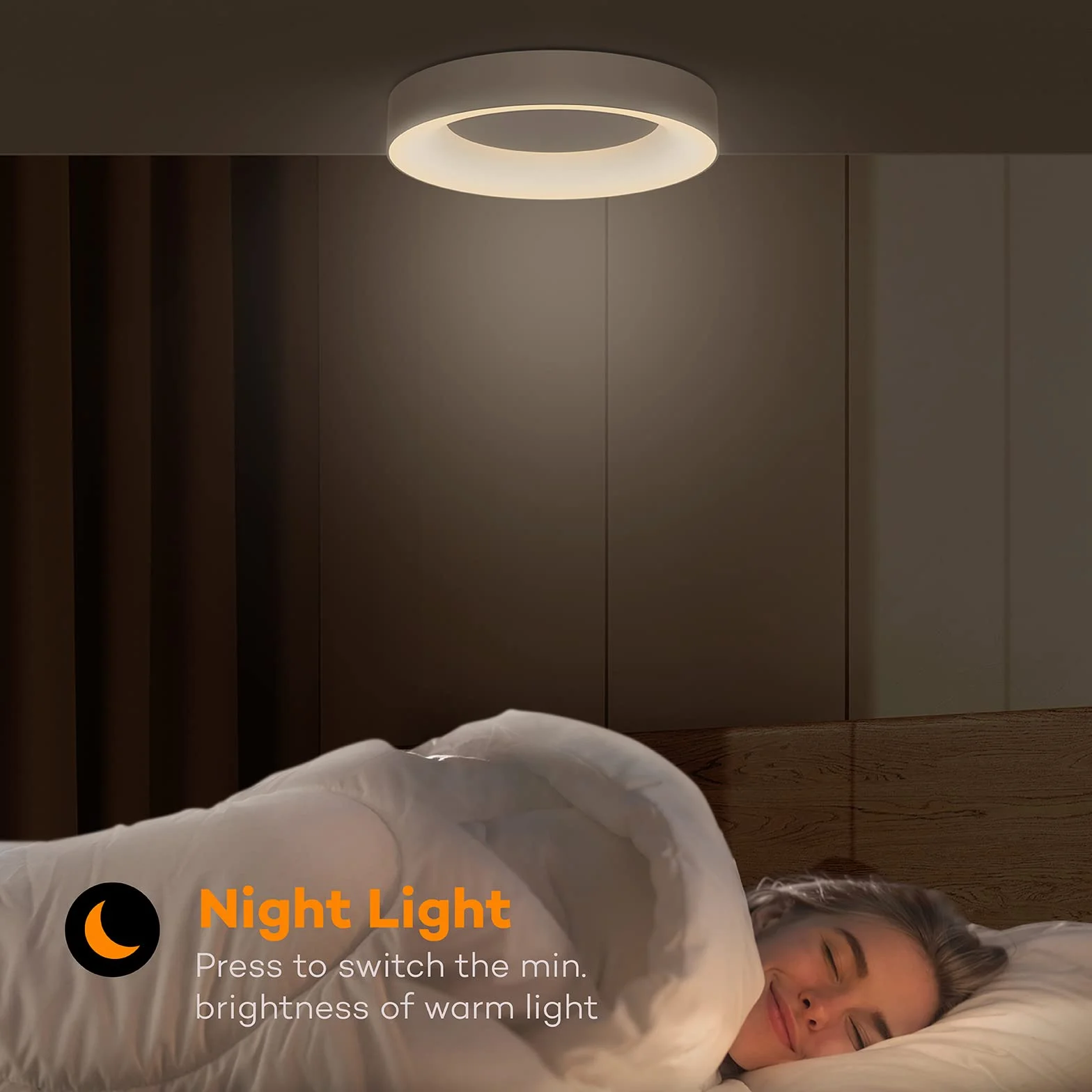 Matane Lampa sufitowa LED RGB, ściemniana, 24 W, lampa sufitowa z pilotem zdalnego sterowania, zmiana koloru 3000-6500 K, do salonu, sypialni, pokoju dziecięcego, kuchni, łazienki, okrągła, 28 cm