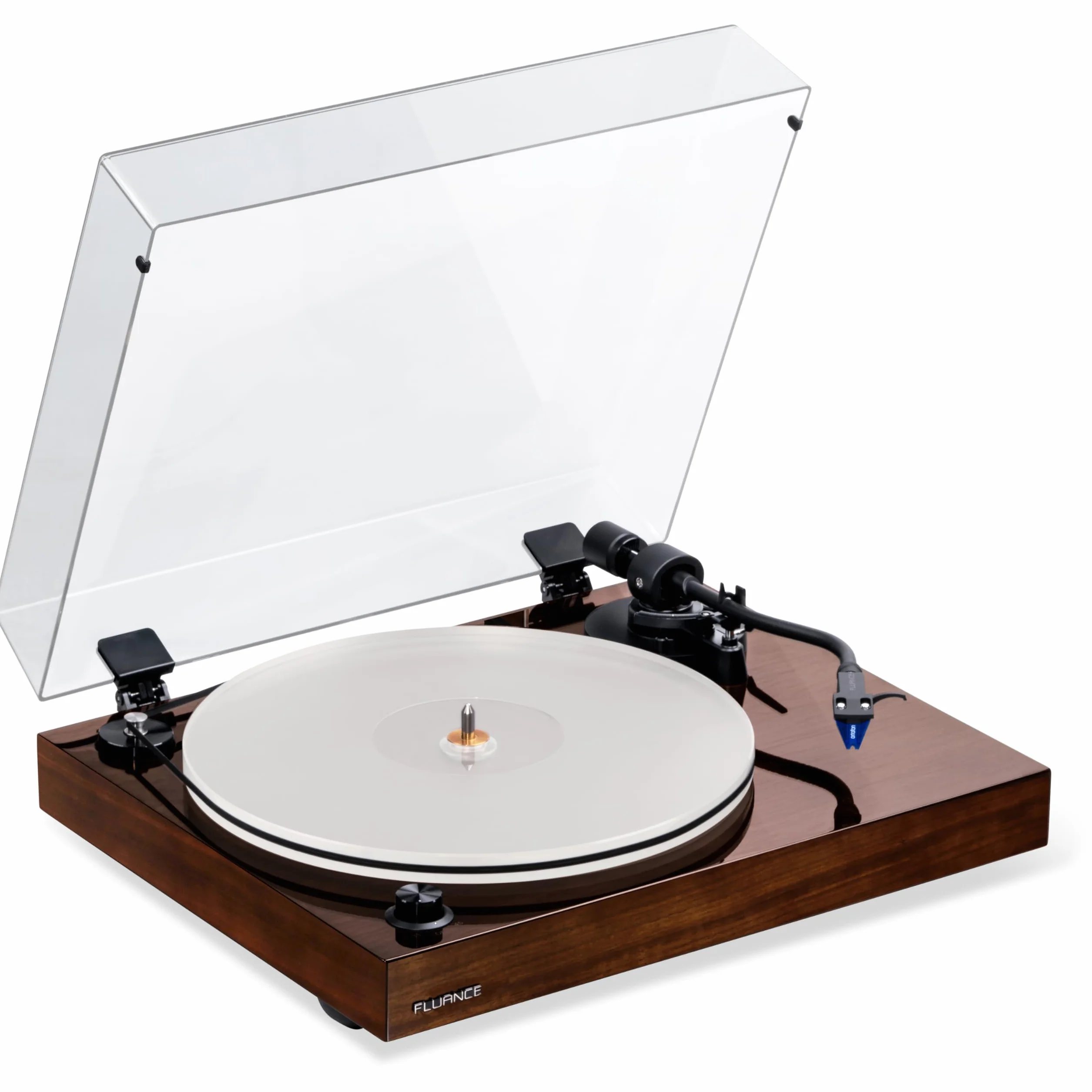 Fluance RT85 gramofon winylowy z wkładem Ortofon 2M, talerz akrylowy, silnik kontroli prędkości