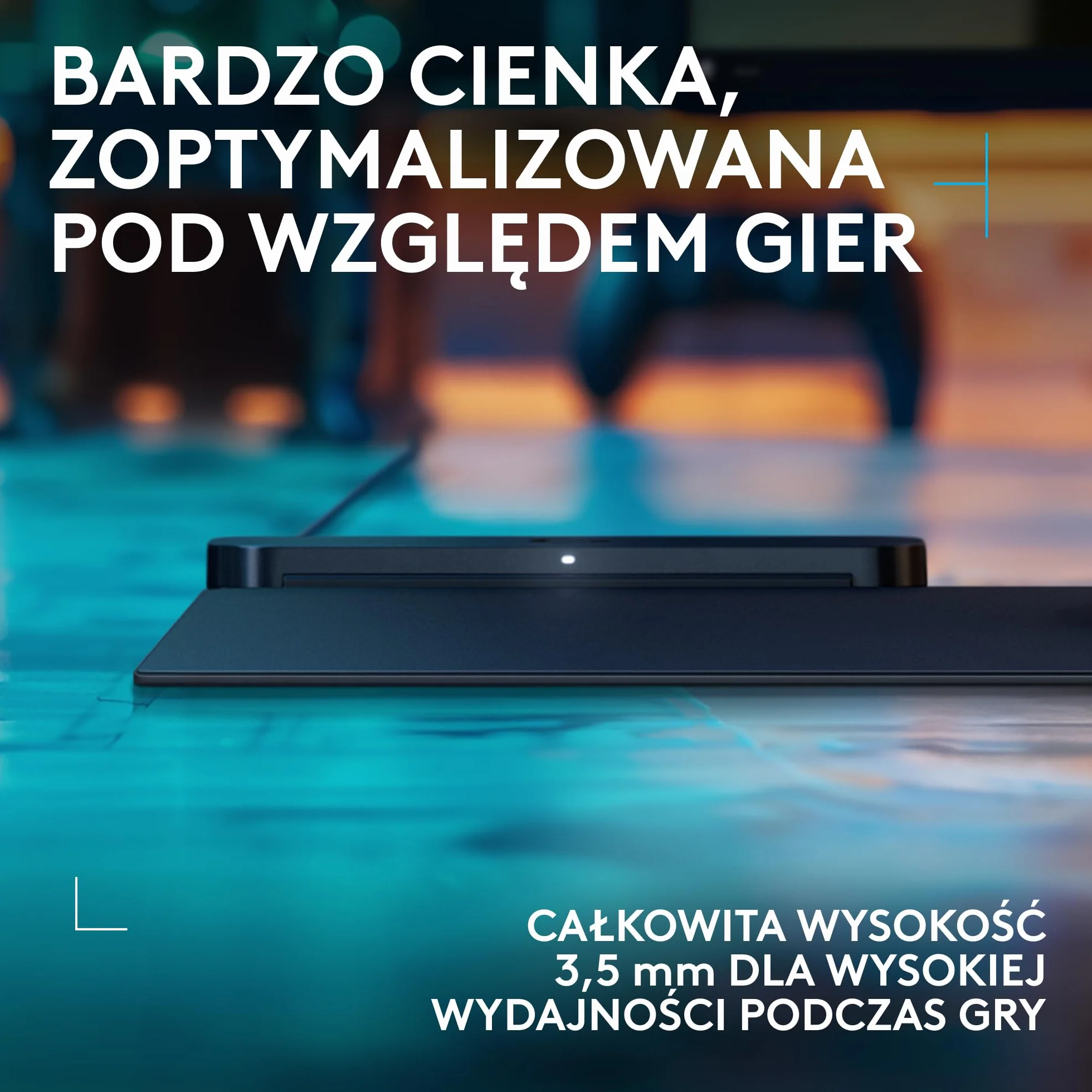 Logitech G POWERPLAY 2 podkładka pod mysz bezprzewodowe ładowanie 34,5 x 28,4 cm Czarna