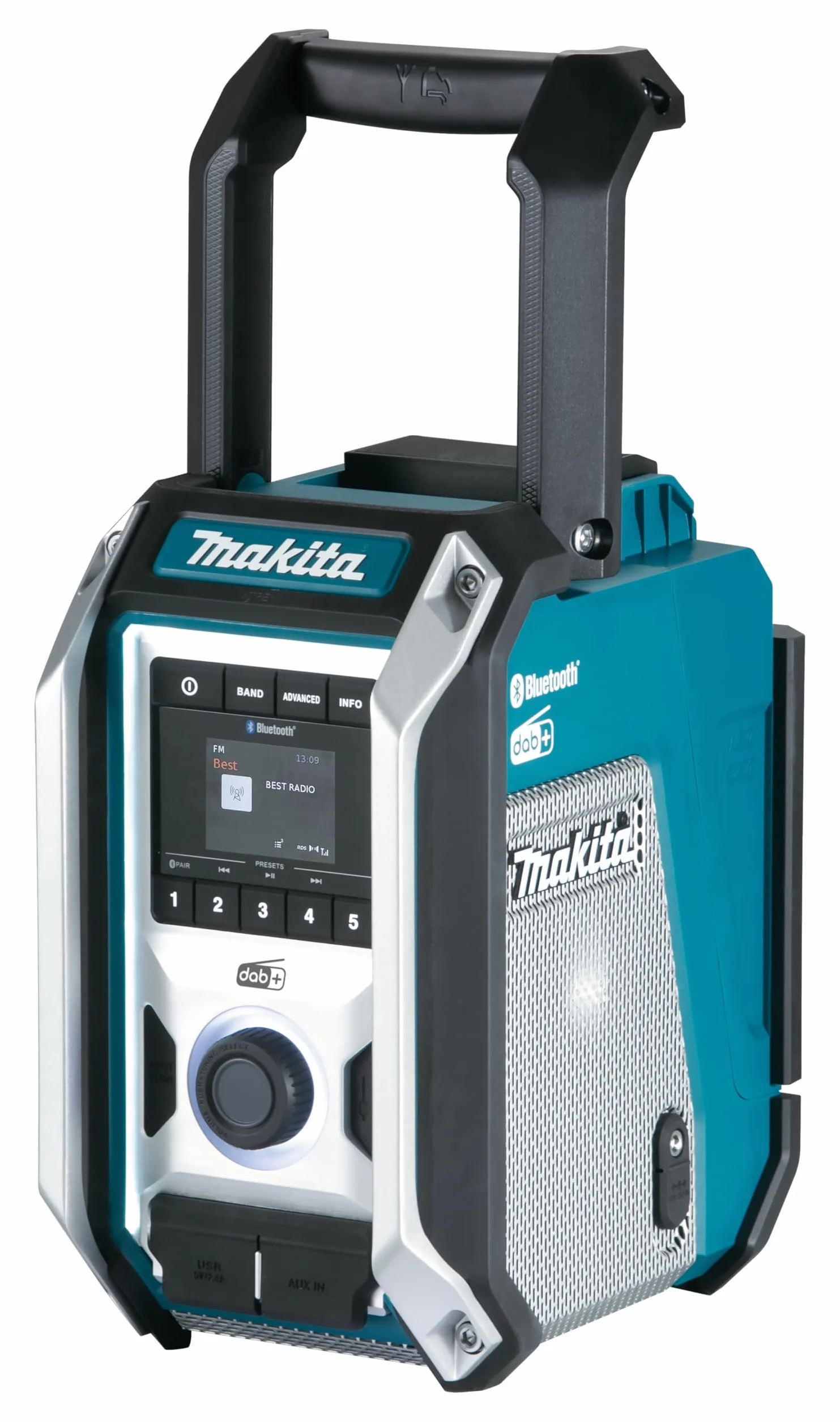 Makita Radio Budowlane, Niebieski/Czarny, AM/FM/DAB+