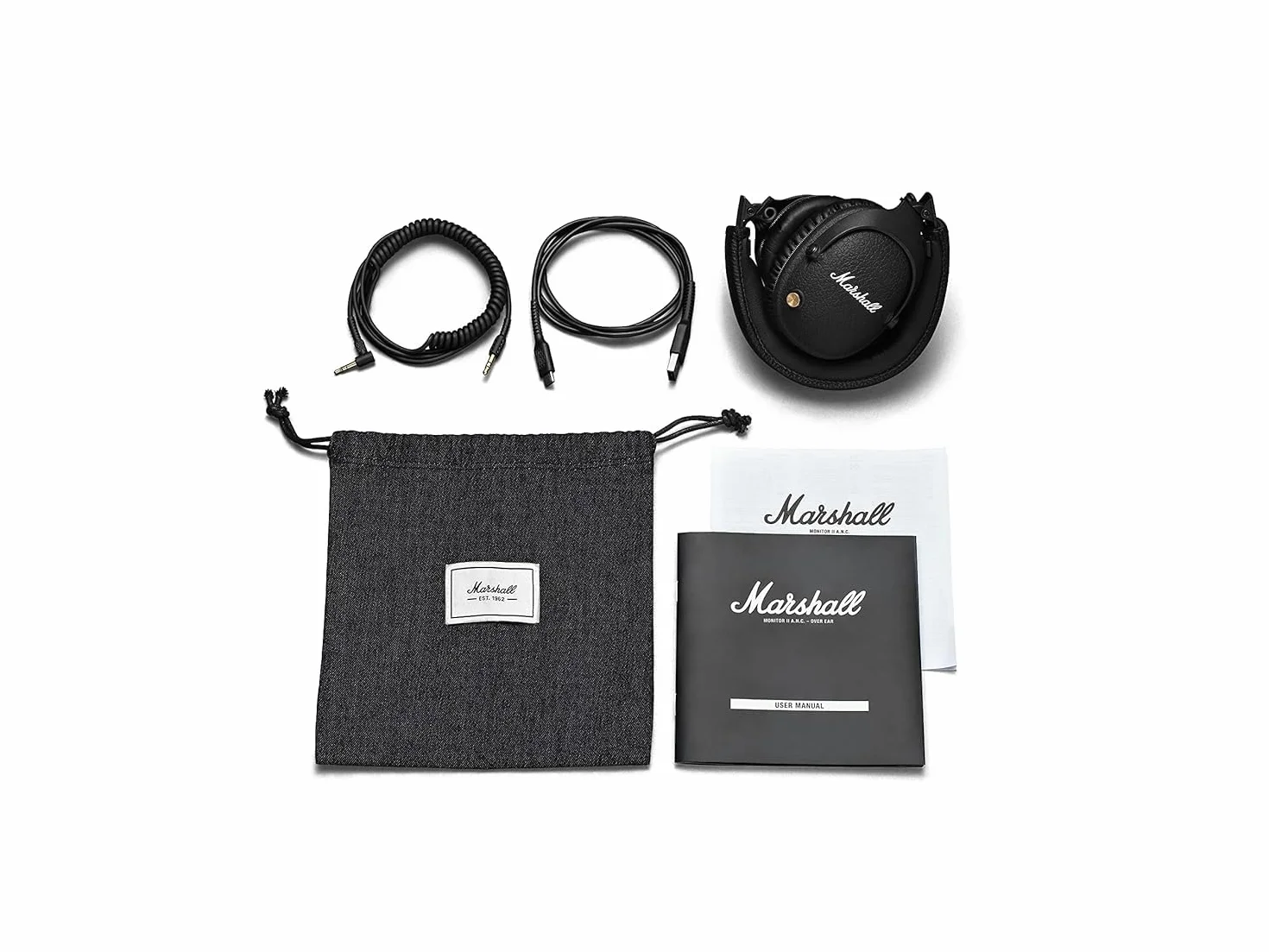 Marshall Monitor II Bluetooth Słuchawki, Czarny