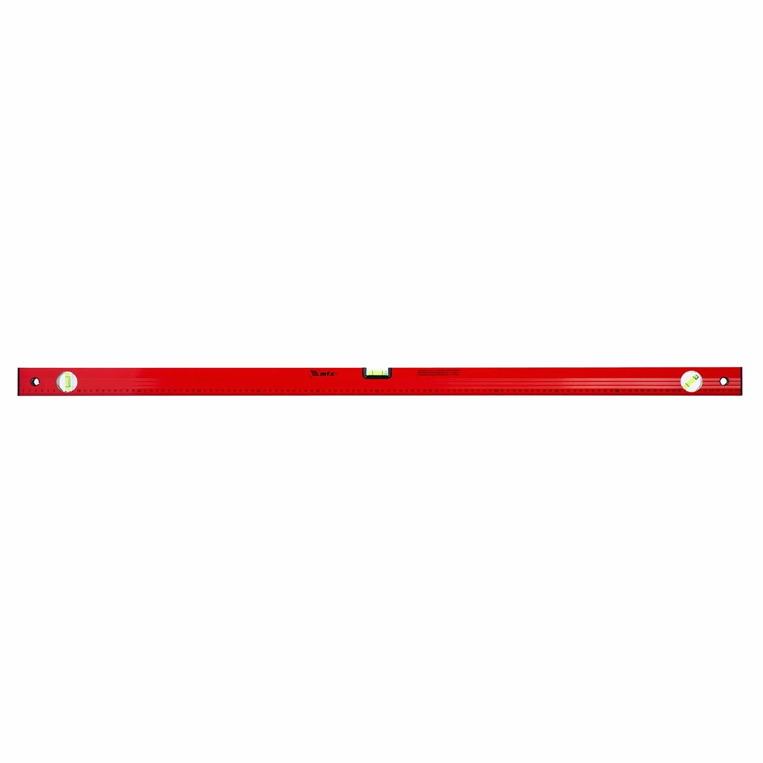Poziomica aluminiowa, 3 libelle, 120 cm - MTX