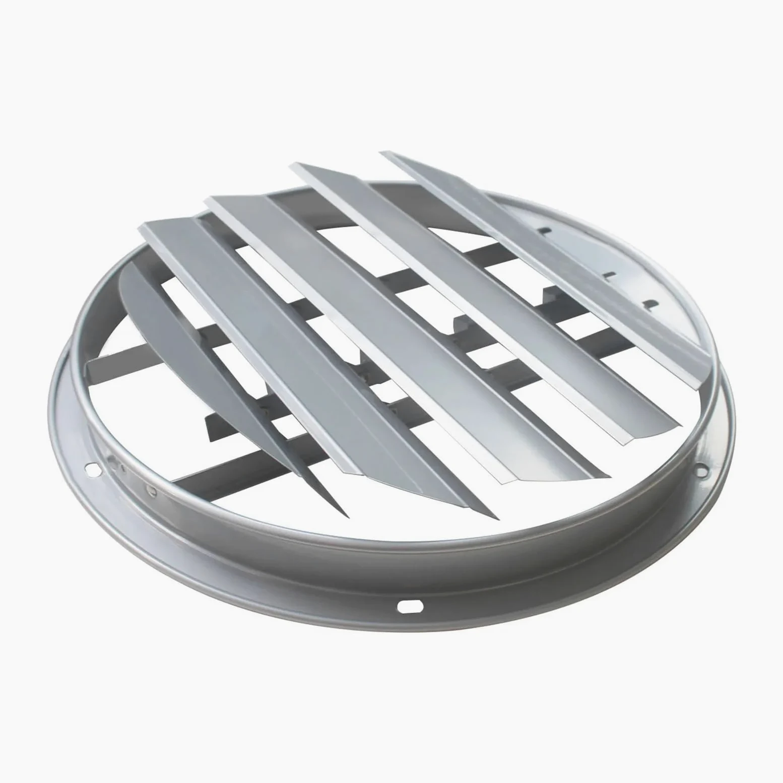 Okrągła osłona wylotu powietrza, okrągły grill odpowietrzający, wentylator wyciągowy, ruchome zamknięcie do domu (35 cm)