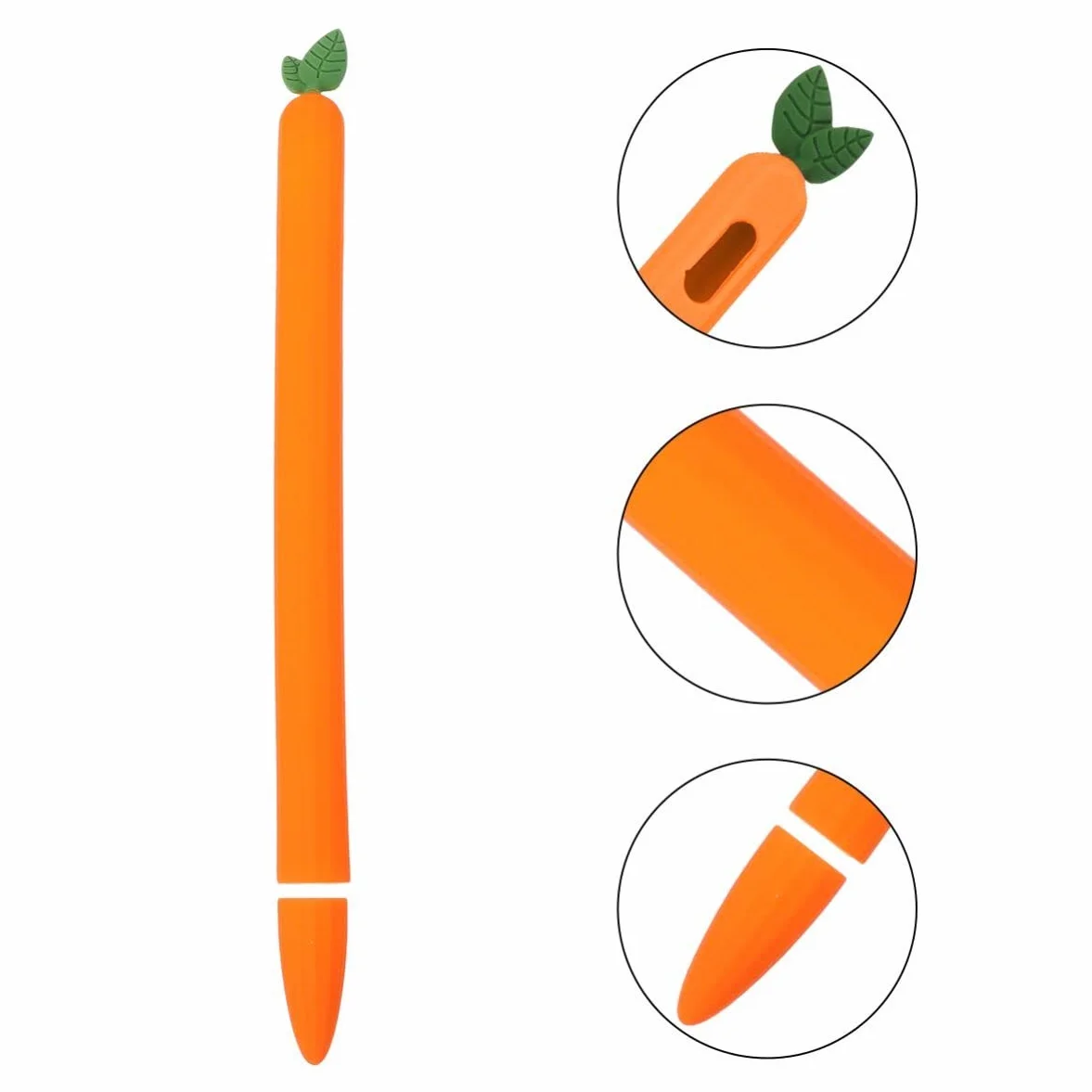Silikonowa Osłona Ochronna na Rysik Marchewka Kompatybilna z Pencil 2