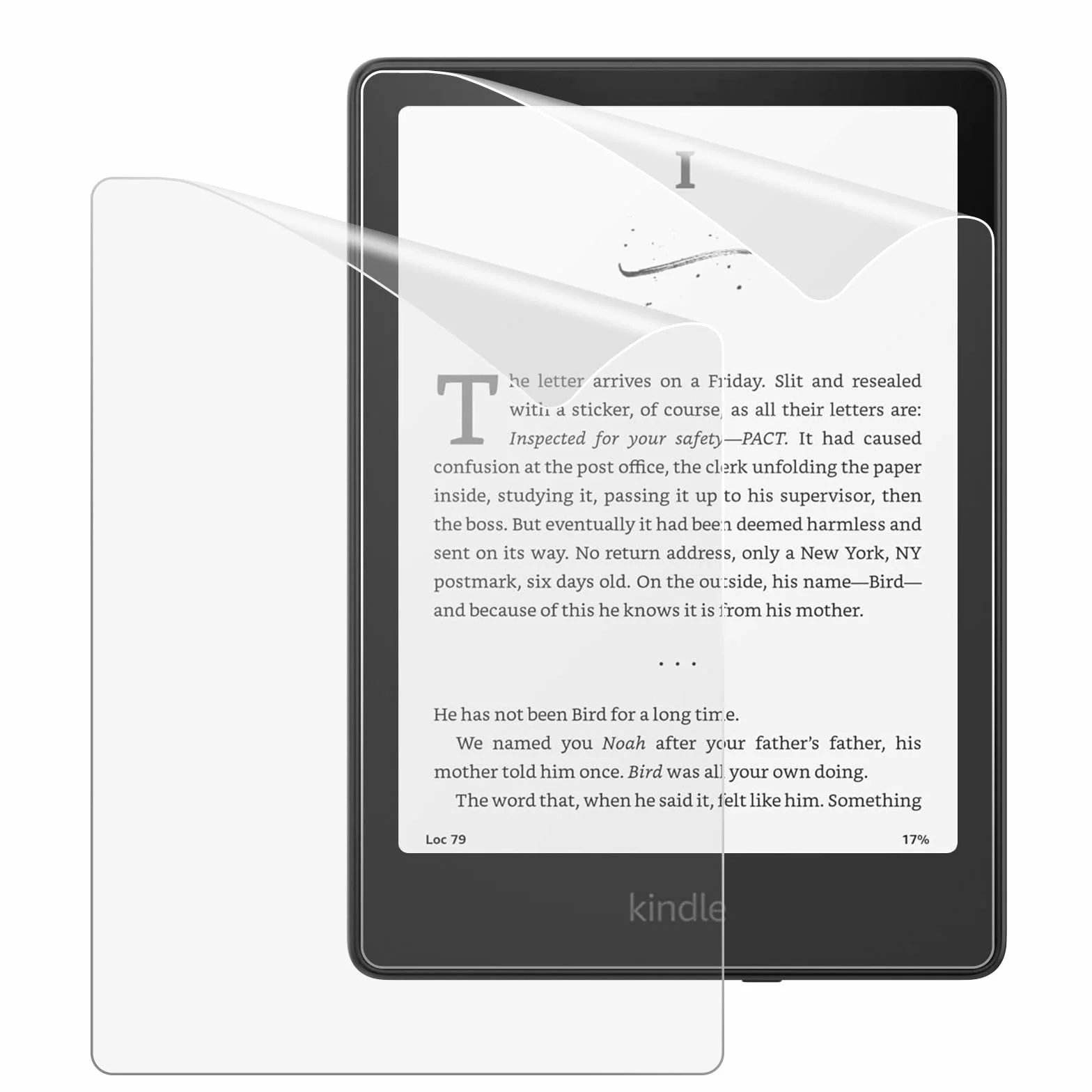 MoKo 2 Pack Screen Protector for Kindle Paperwhite 12th Generation 2024 and Kindle Colorsoft Signature Edition, Anti-Glare PET Matte Film