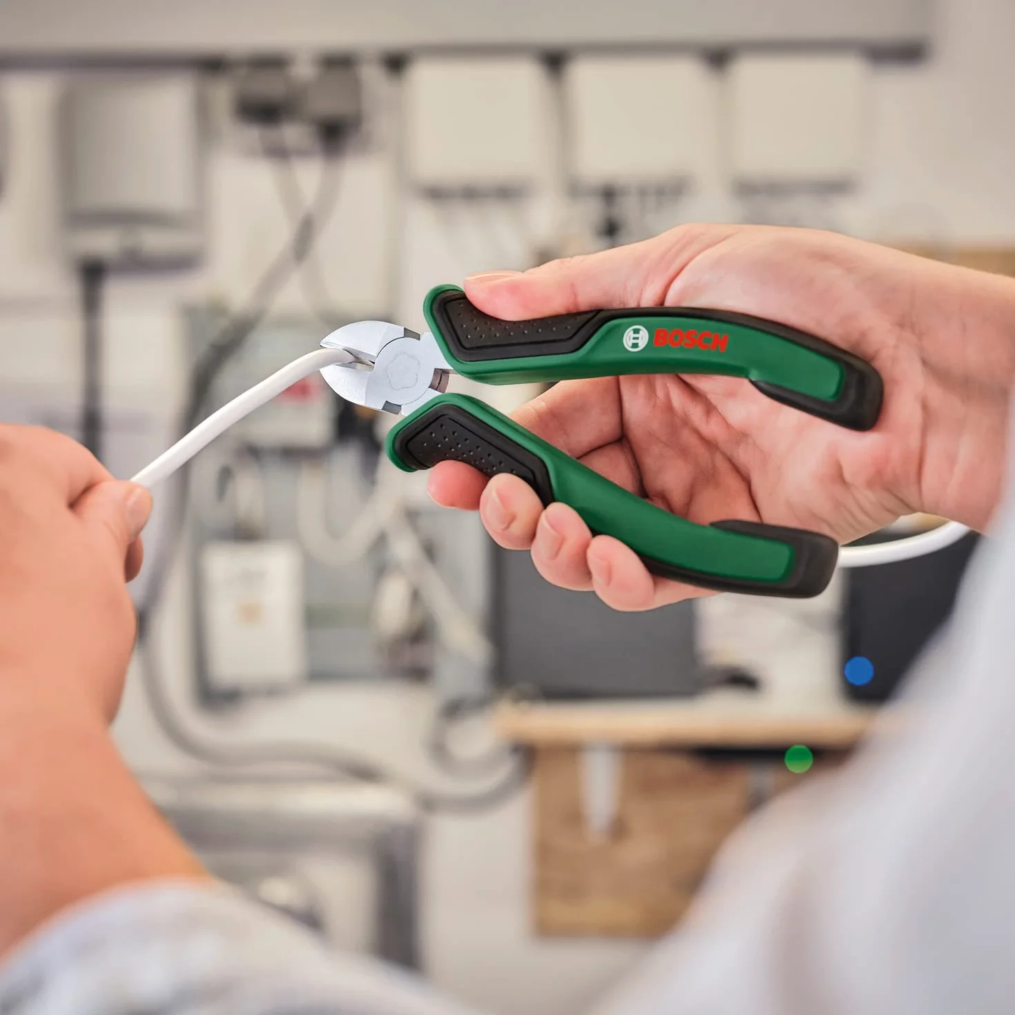 Bosch 1600A02C0S Szczypce, Zielony/Czarny, 3 Sztuki
