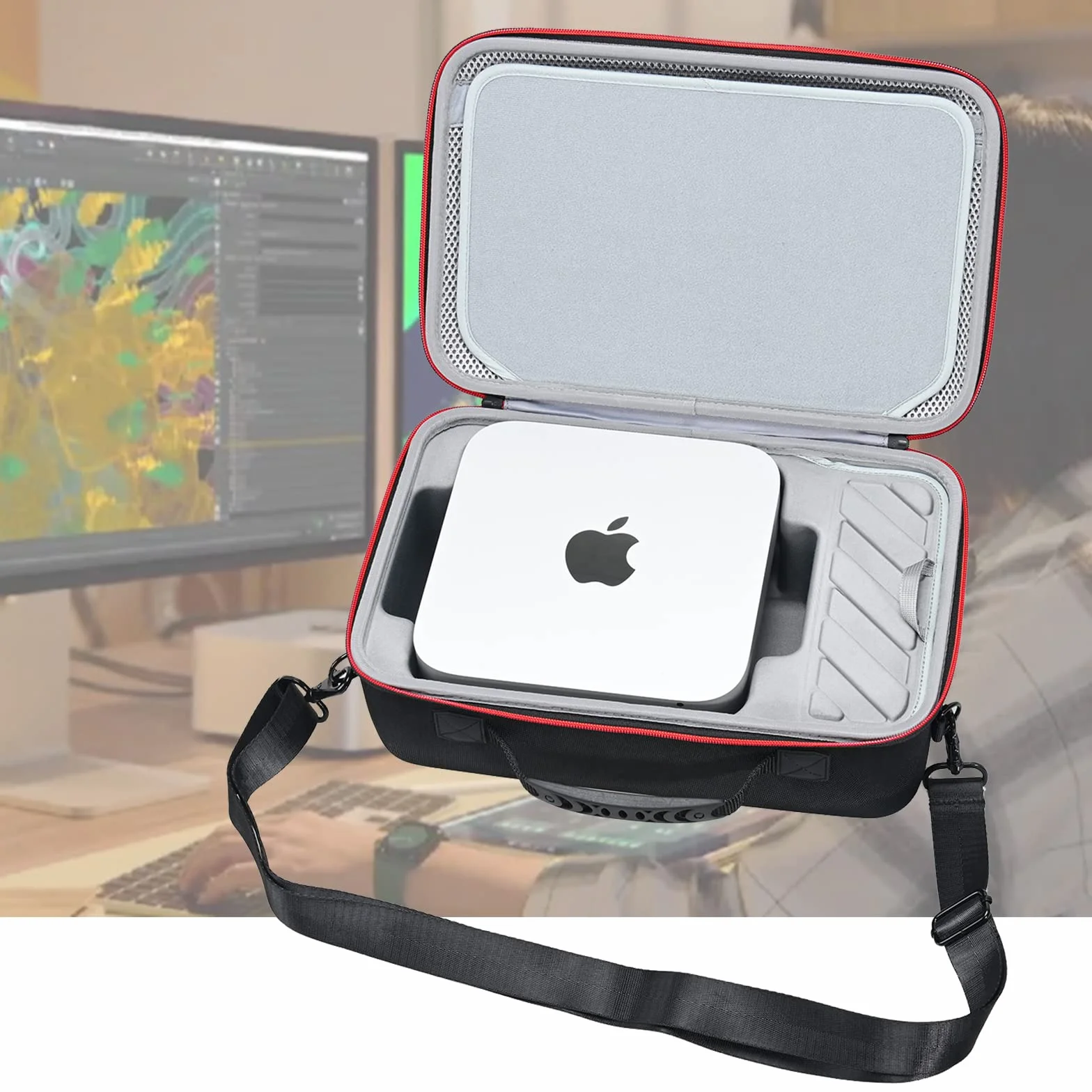 RLSOCO Etui do Apple Mac Studio M4/M3/M2 Max/Ultra & Mac Studio M1/M1 Max(tylko etui)
