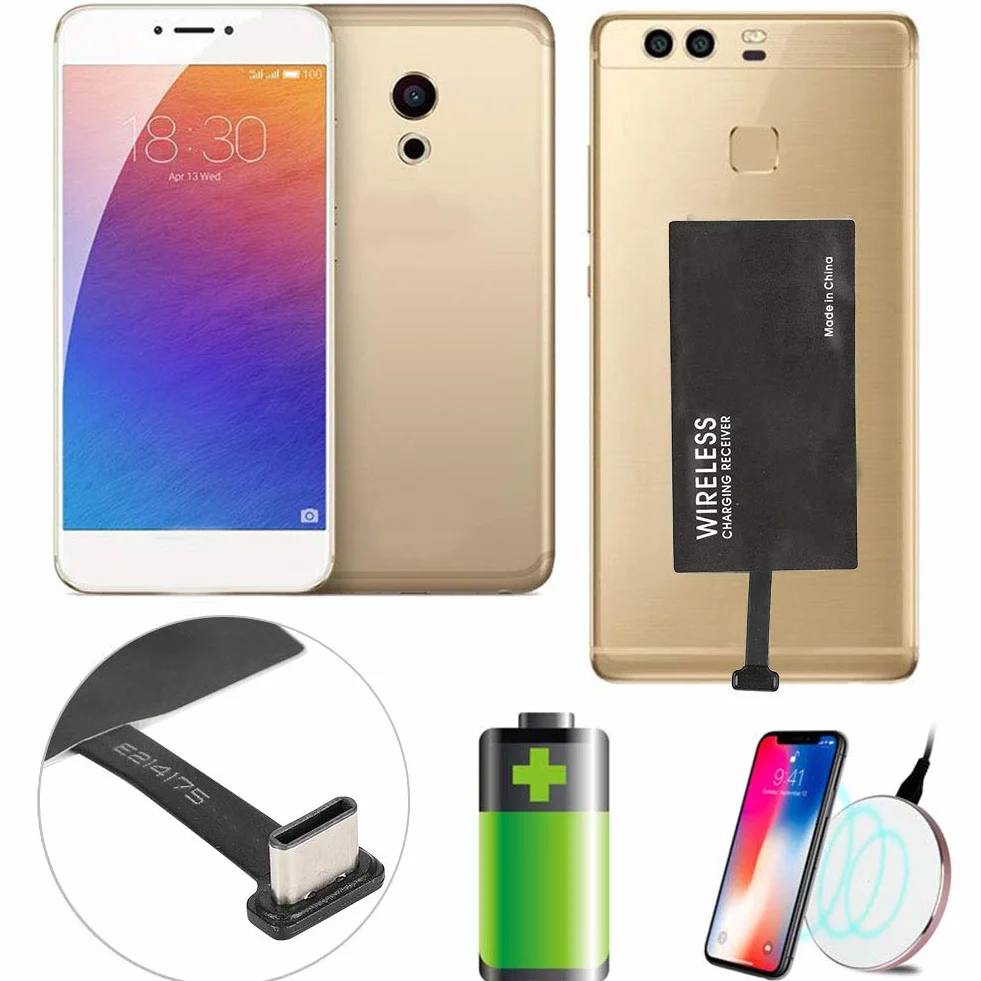 Odbiornik ładowania bezprzewodowego USB-C Qi Yctze do smartfonów