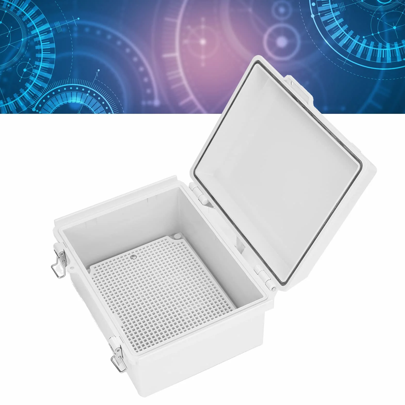 ABS Skrzynka Przyłączowa IP67 Wodoodporna Skrzynka Projektowa Skrzynka Przyłączowa DIY Obudowa Elektryczna do Wewnątrz na Zewnątrz 220x170x110mm