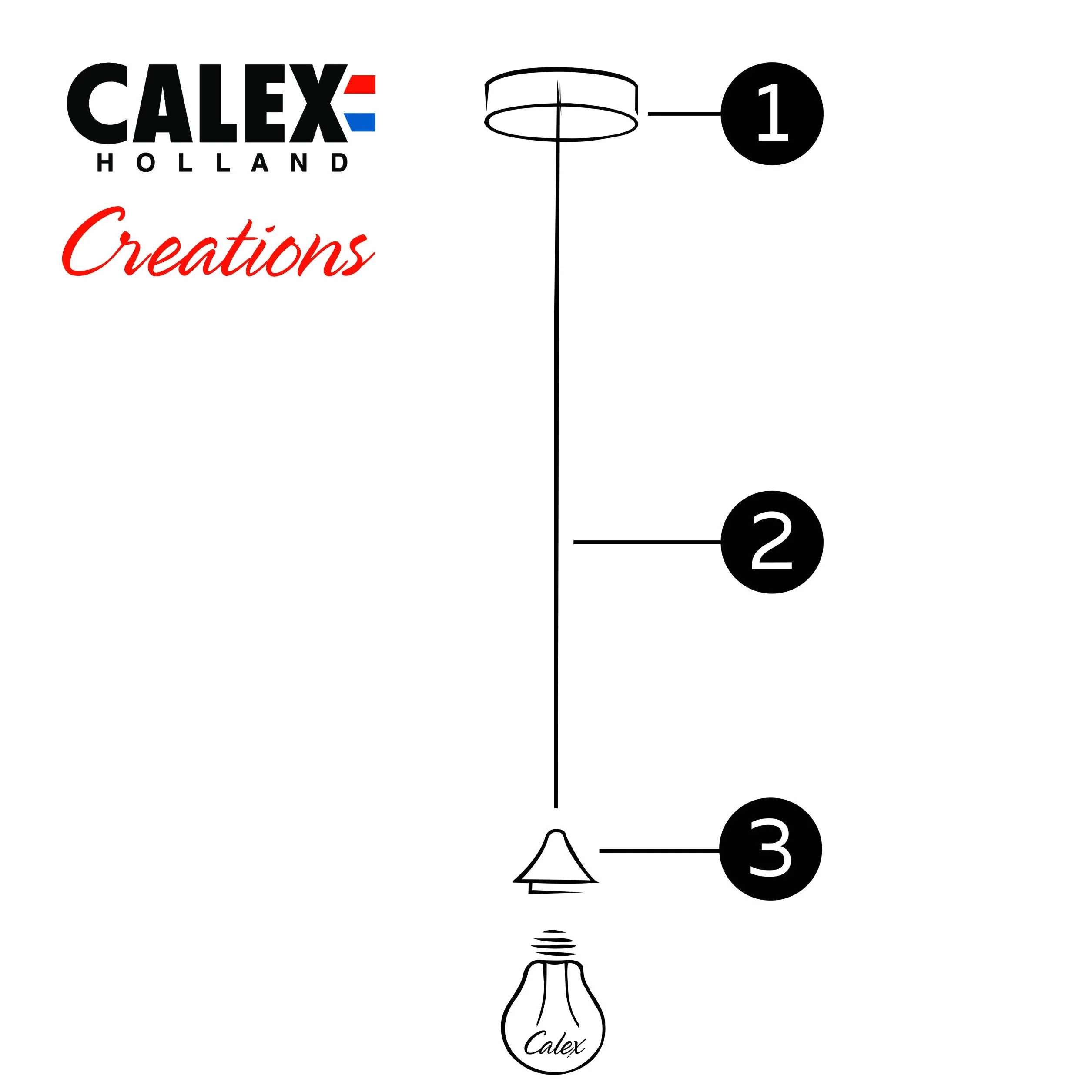 Calex 60 W 250 V E27 aluminiowy uchwyt do lampy, 42 mm średnicy, matowy perłowy czarny