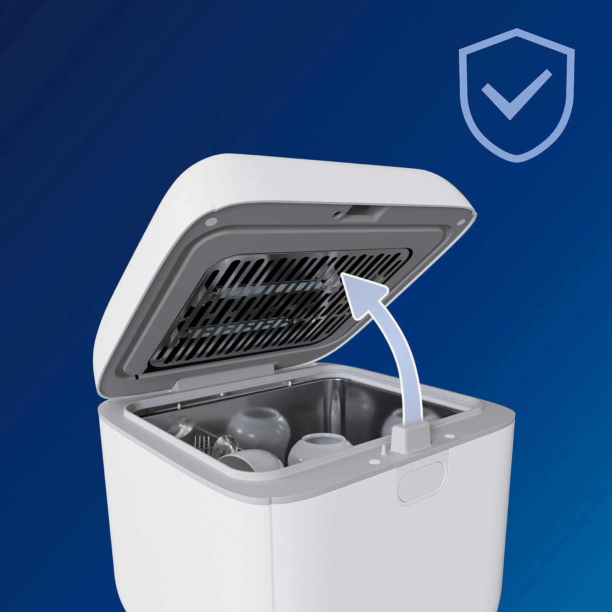 Philips Pojemnik do dezynfekcji UV-C 10 l 135 W biały