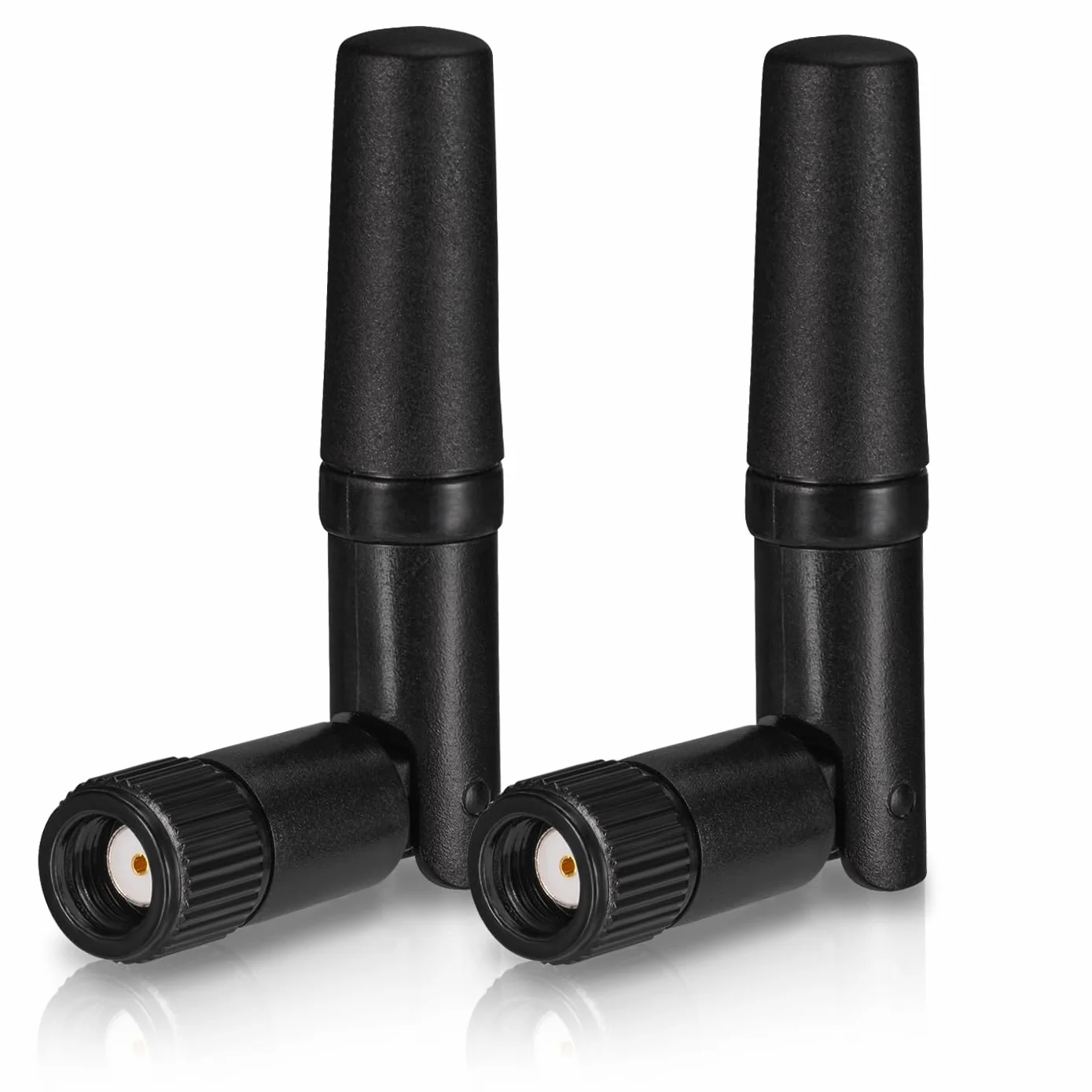 Eightwood Mała antena WiFi dwupasmowa 2,4 GHz 5,8 GHz RP SMA 2 szt.