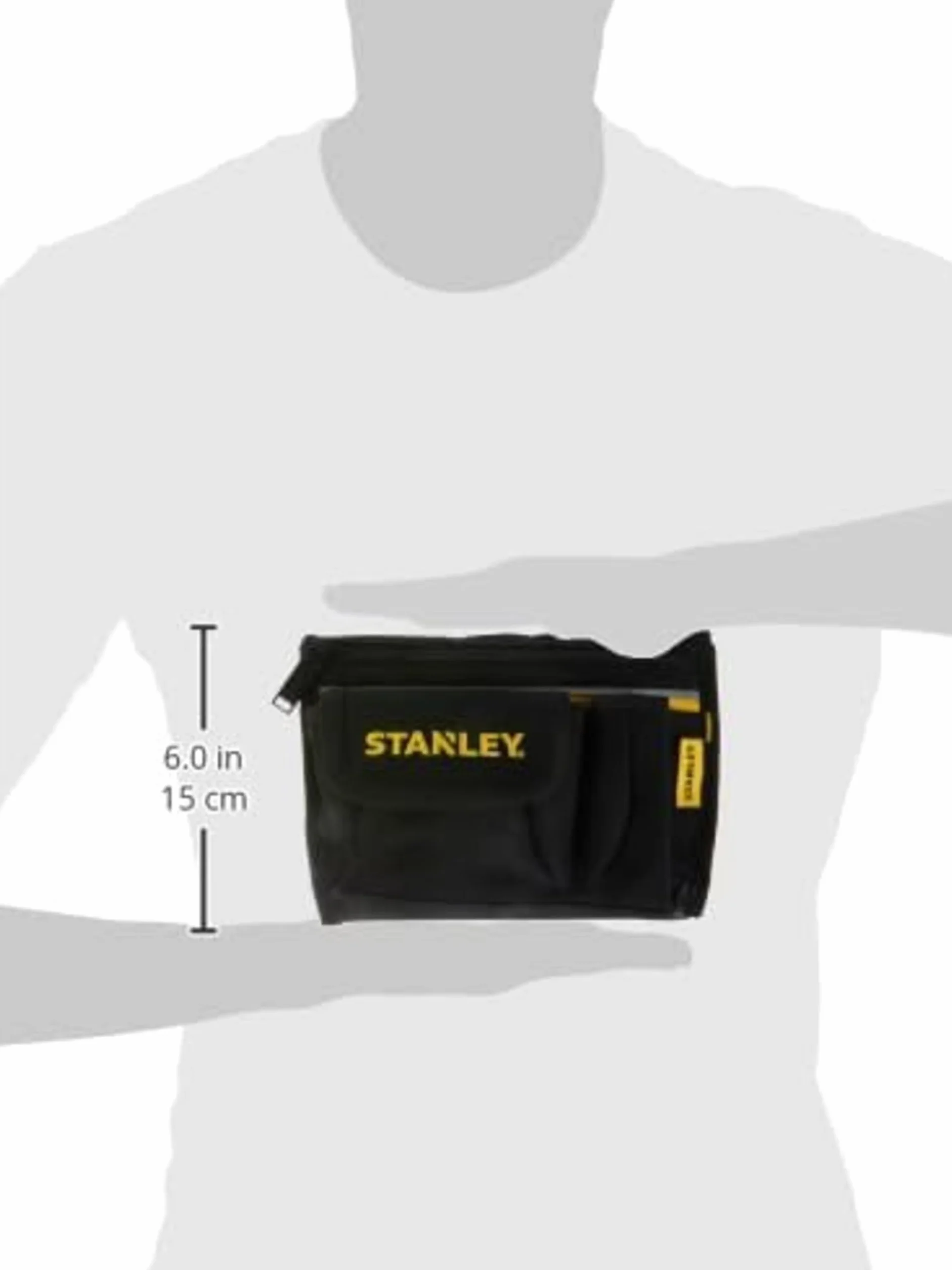 STANLEY 600 Denier osobista torba na narzędzia z kieszenią zapinaną na zamek, 1-96-179