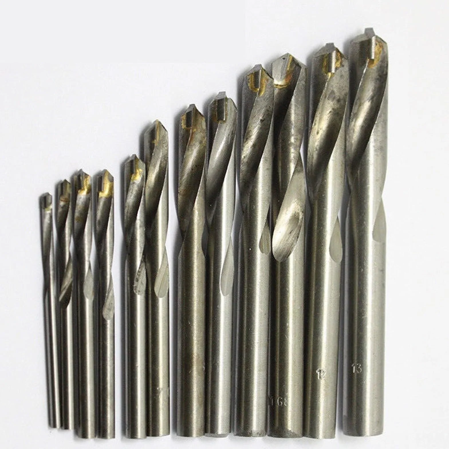 10 szt. 3-20 mm końcówka z twardego metalu wiertła TCT ślusarz wiertła do żeliwa aluminium betonu (rozmiar: 4 mm)
