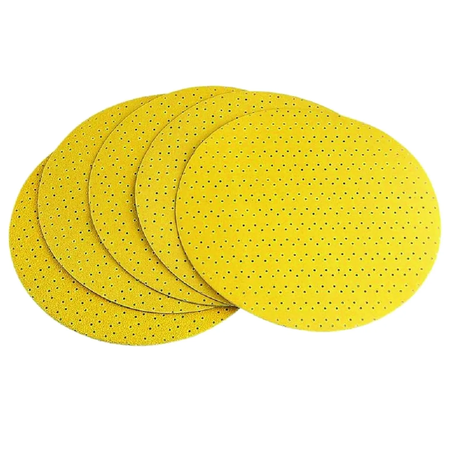 Flex 282405 rzep okrągły (papier ścierny perforowany) D225 PF-P120 VE25, żółty